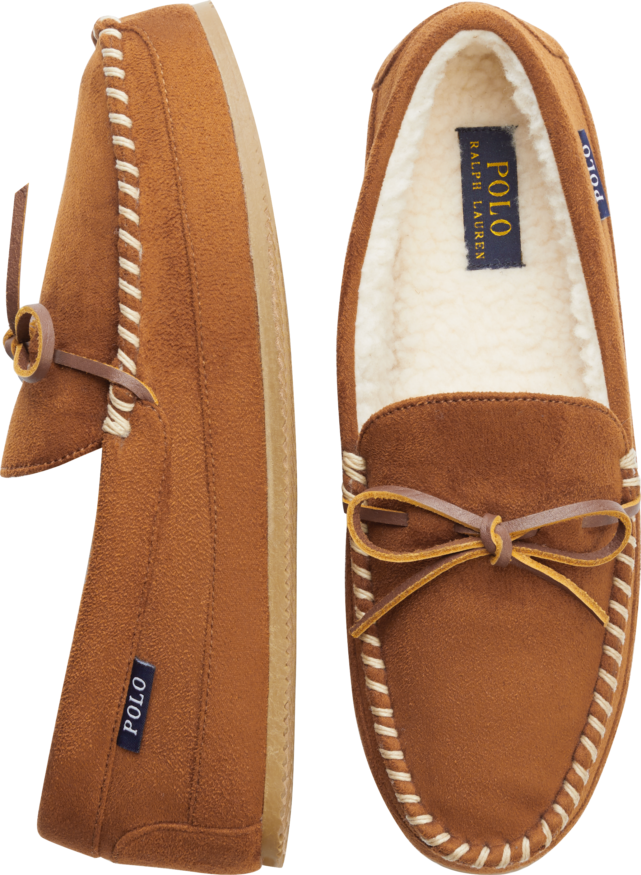 Polo Ralph Lauren Markel Tan Moccasin Slippers - Men's Sale | Men's  Wearhouse