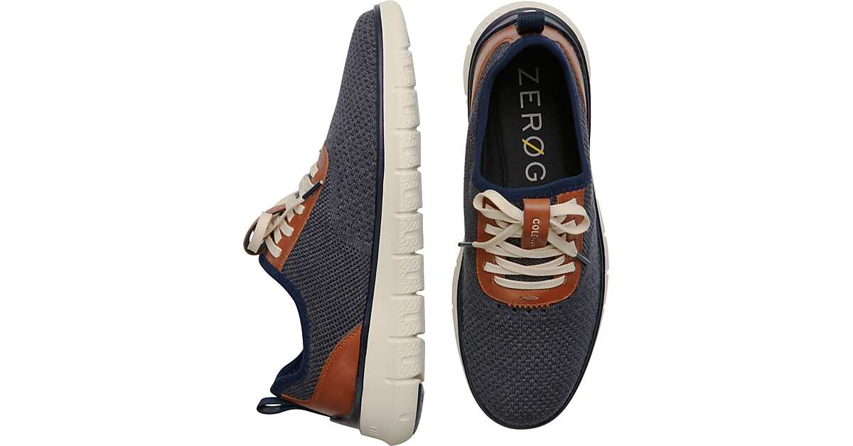 Cole Haan Generation Zerogrand Stitchlite Knit Sneakers, Navy Men's Shoes Men's Wearhouse
