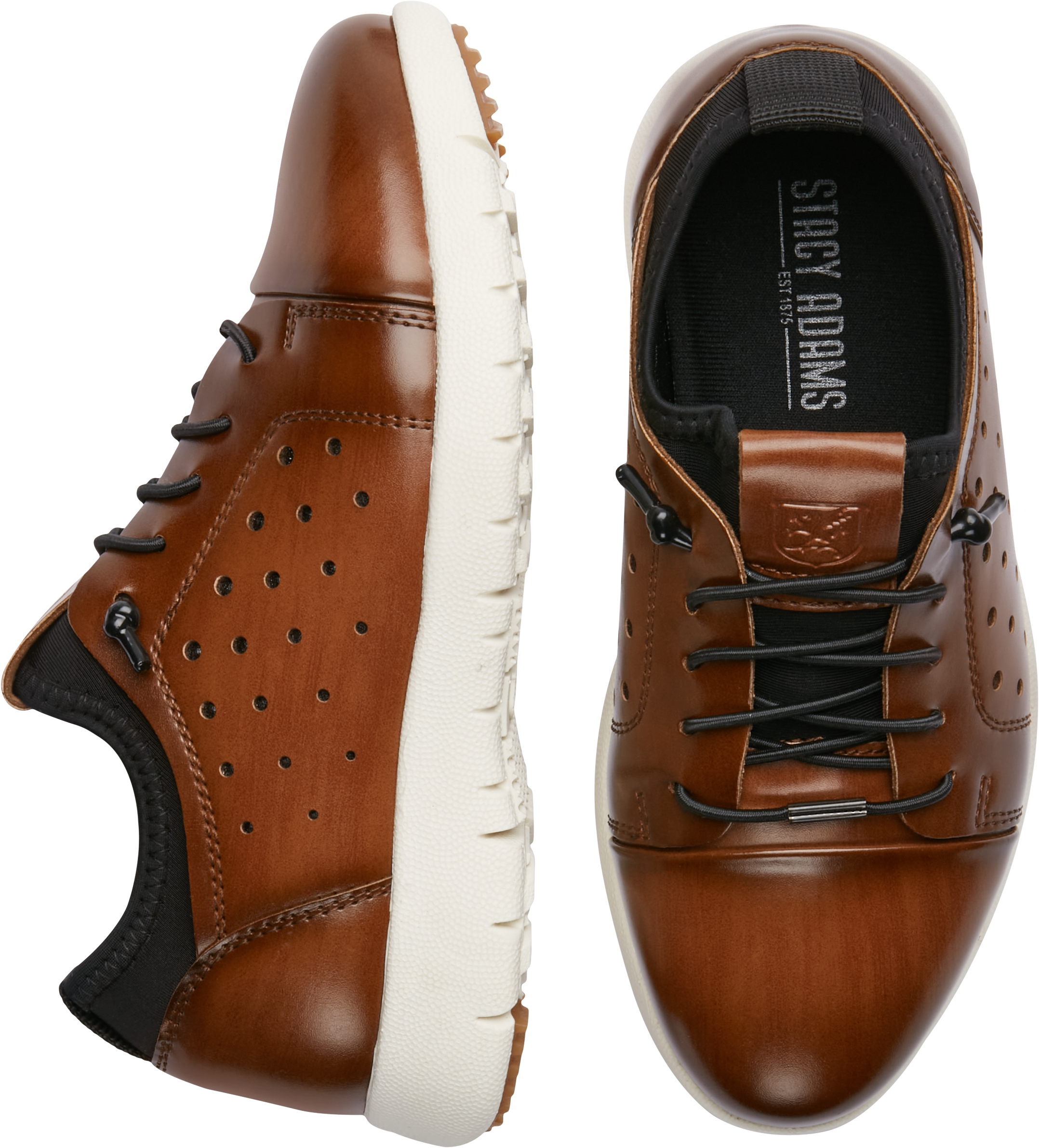 stacy adams kordell cognac