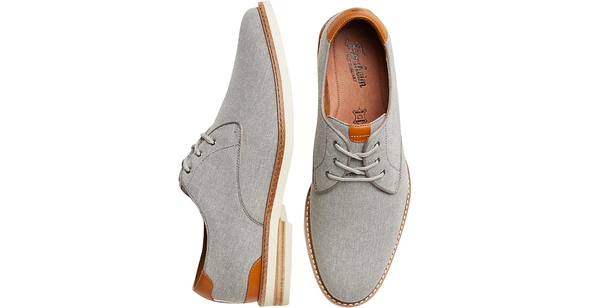 florsheim highland canvas plain toe oxford