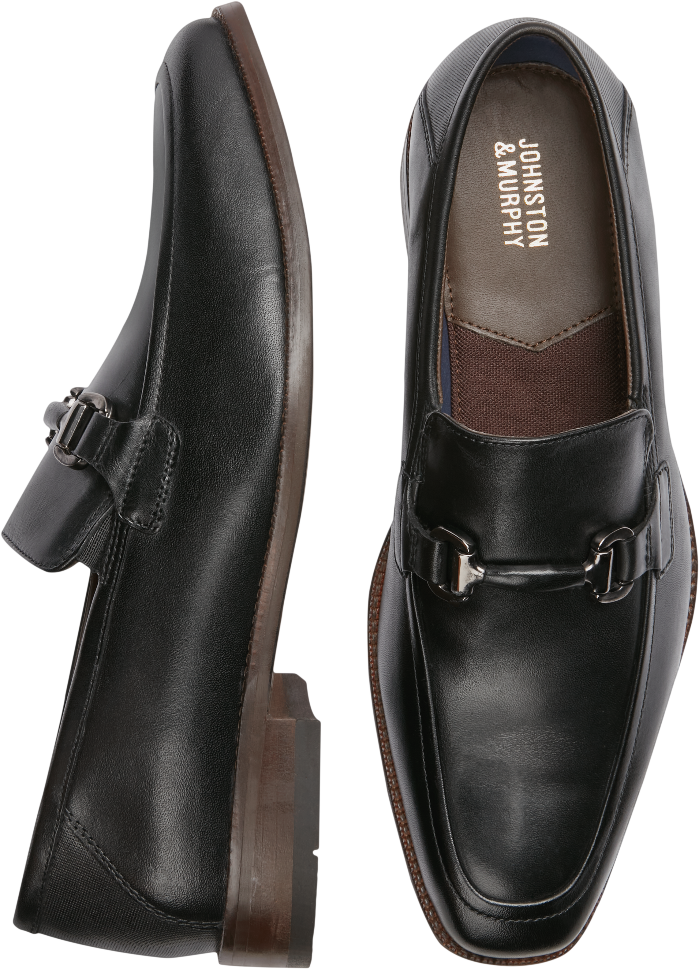 johnston and murphy mens slip on shoes