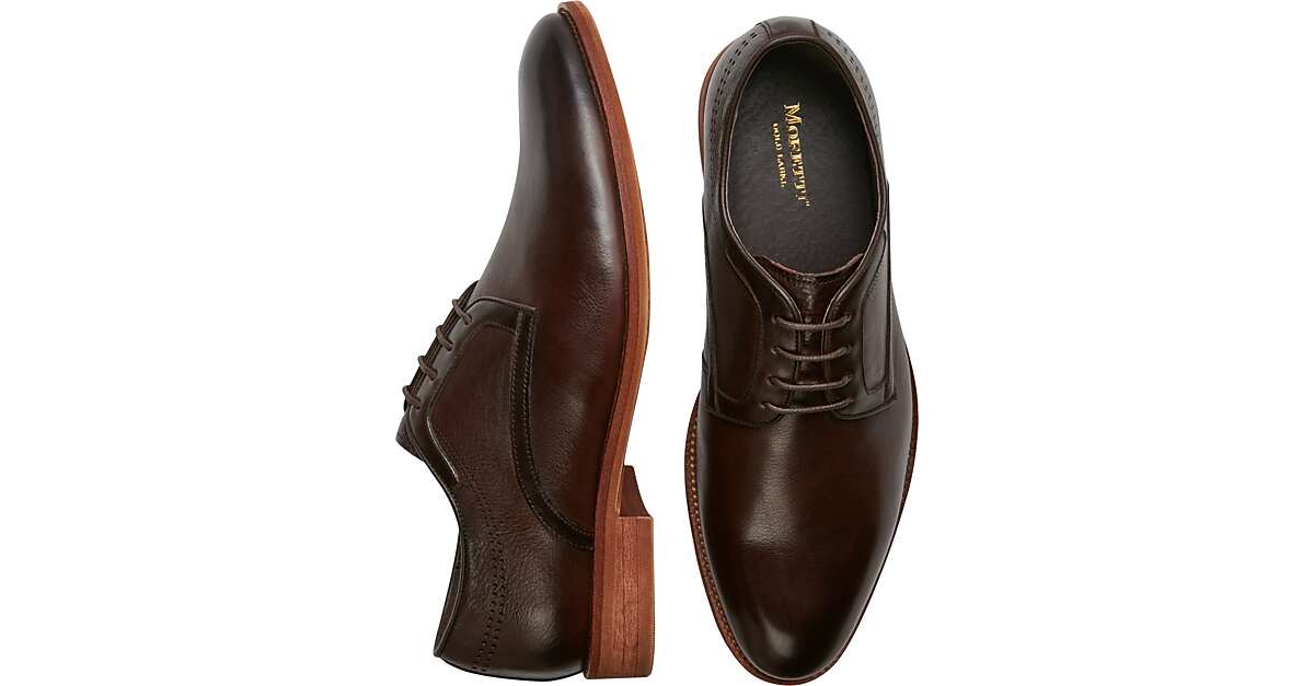 moretti ashland knit wingtip oxford black