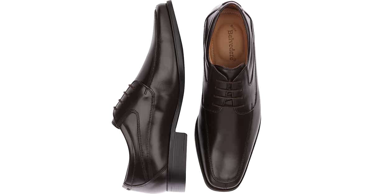 Belvedere Roma Brown Lace Up Shoes - Men's Shoes | Men's Wearhouse