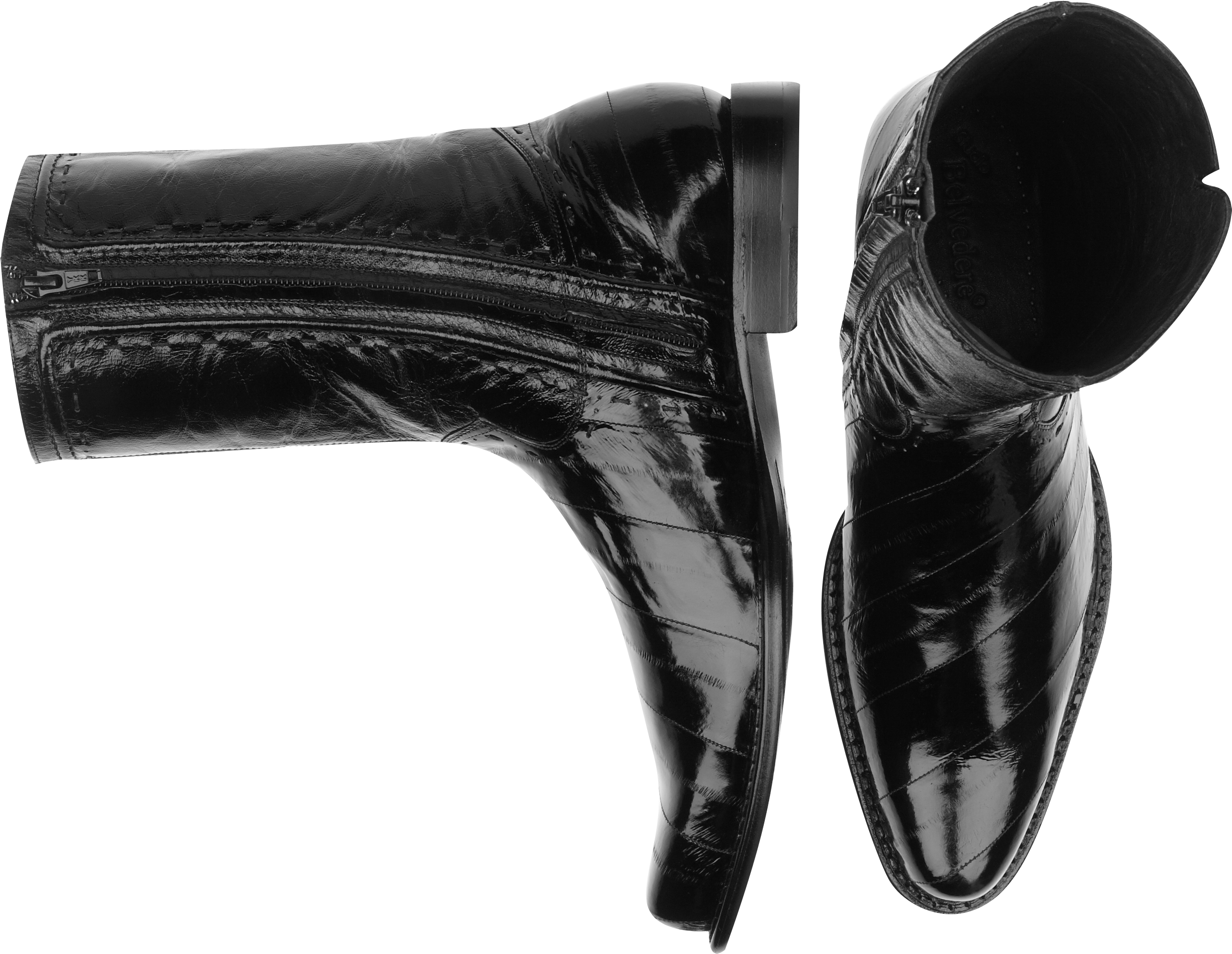 belvedere eel skin shoes