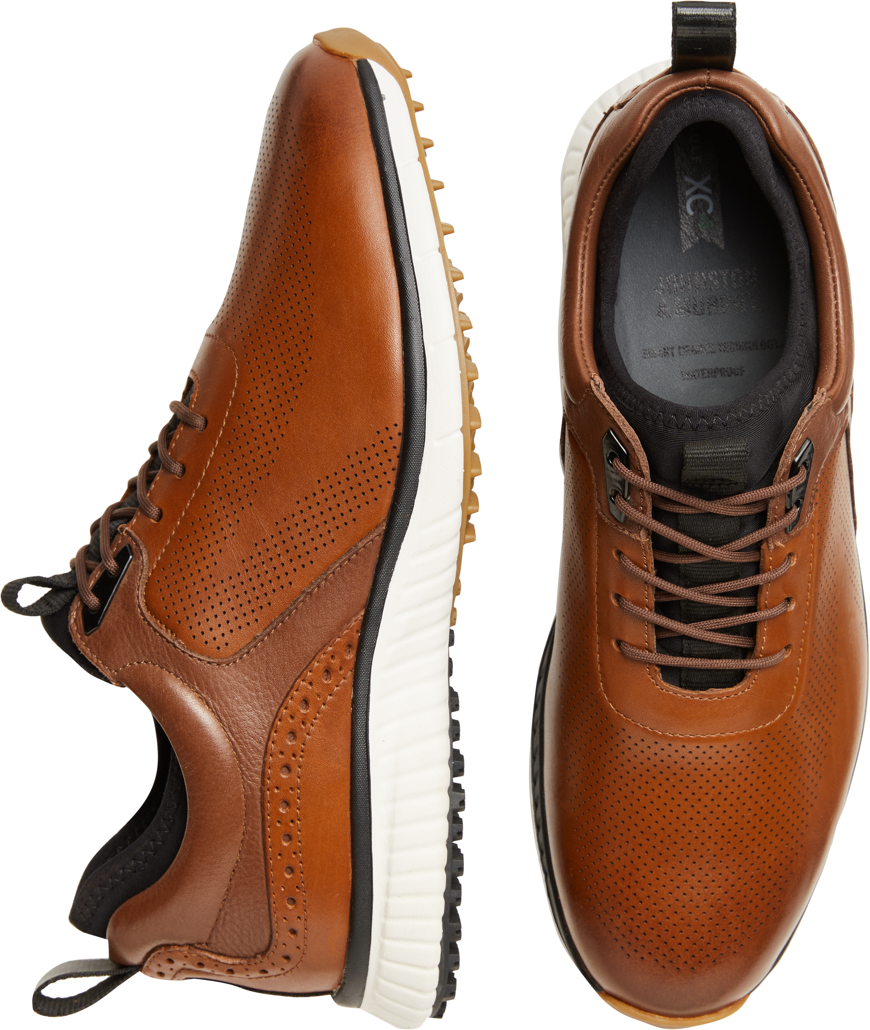 land Kwalificatie Ja Johnston & Murphy H-1 Luxe Hybrid Golf Sneakers, Tan - Men's Shoes | Men's  Wearhouse