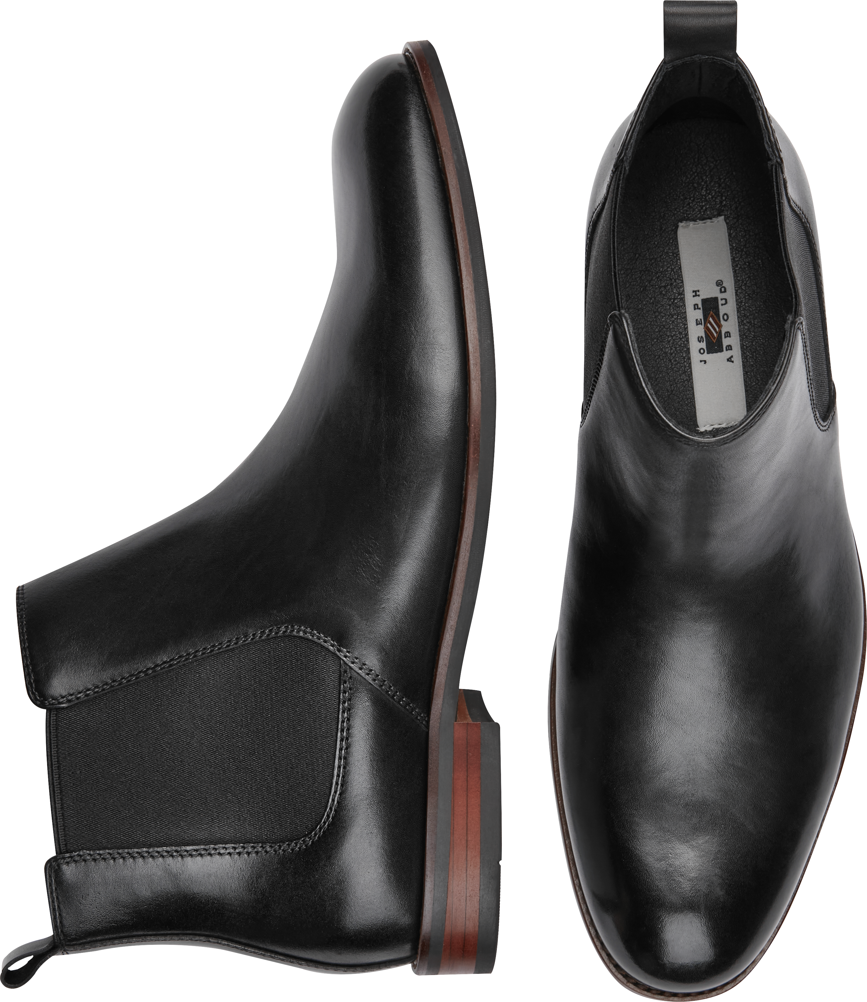 Joseph abboud black outlet dress shoes