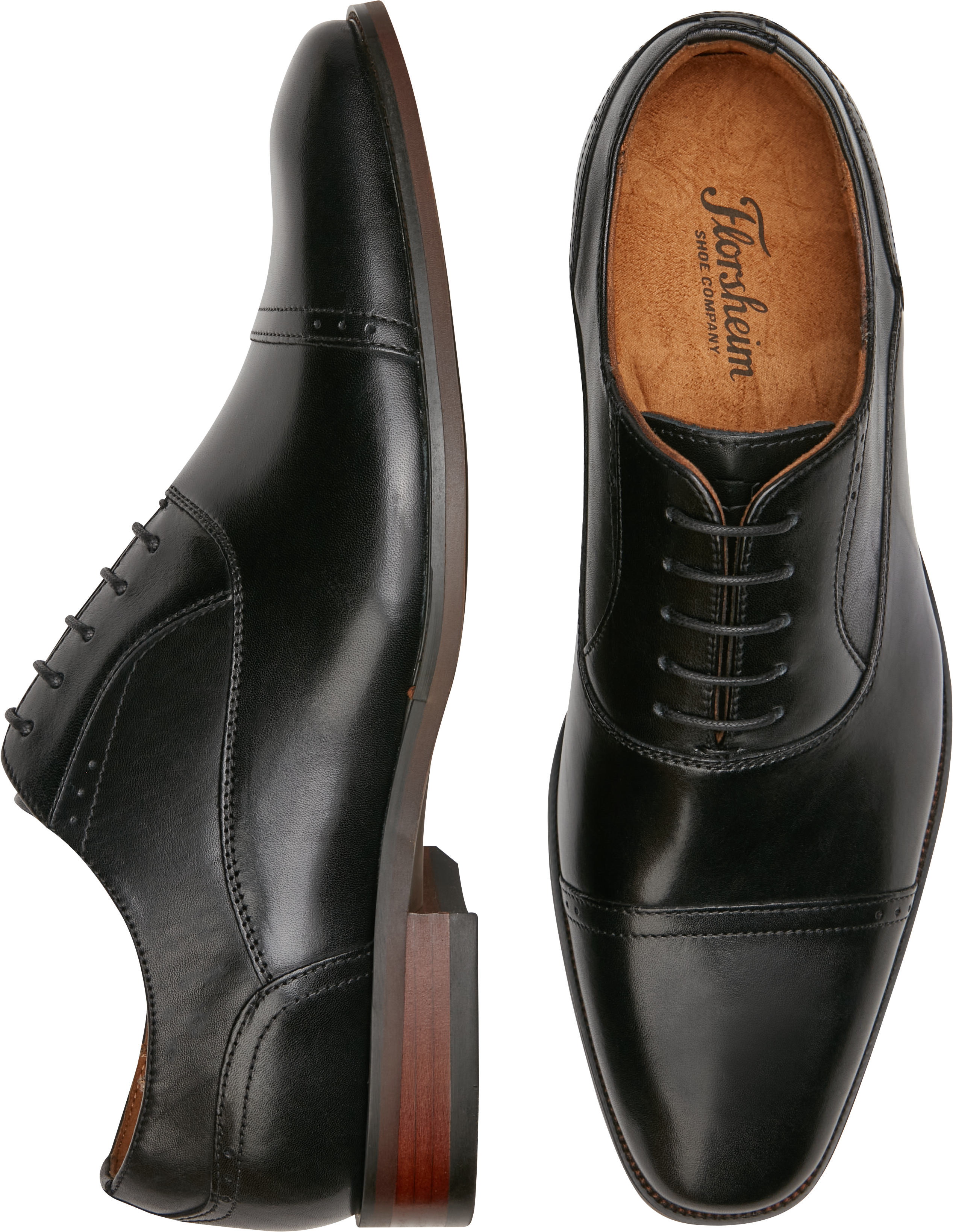 Florsheim Roseto Cap Toe Oxfords, Black - Men's Shoes | Men's