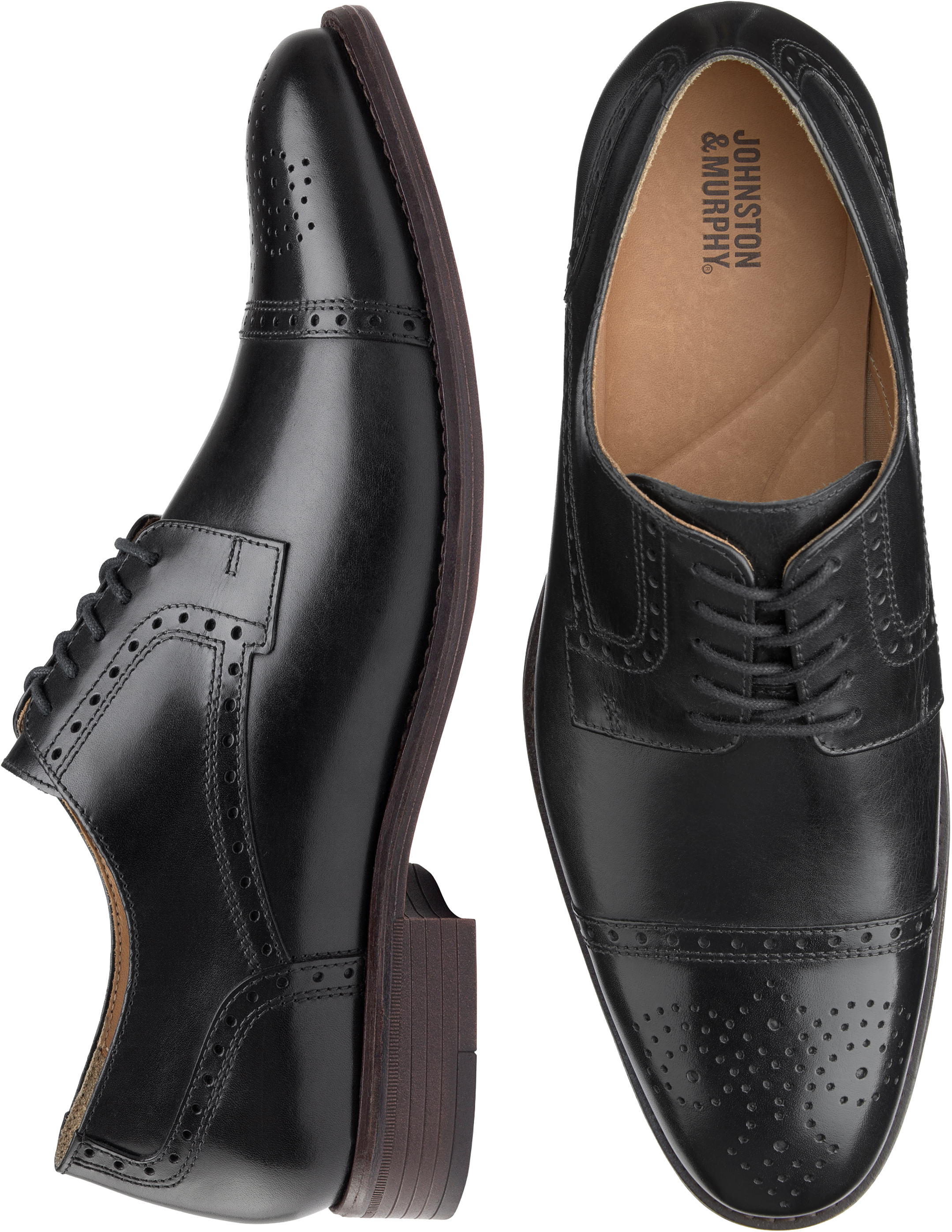 Johnston & Murphy Lewis Cap Toe Lace-Up Dress Shoe | CoolSprings 