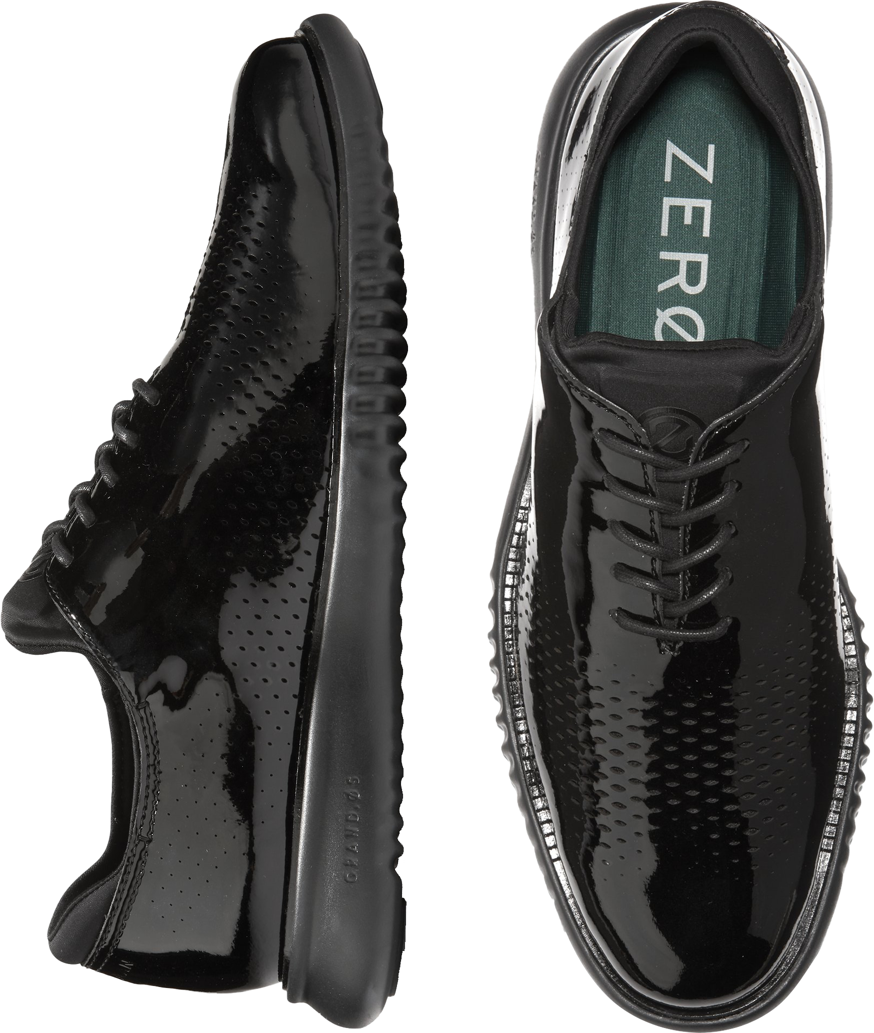 cole haan zerogrand tan wingtip oxfords