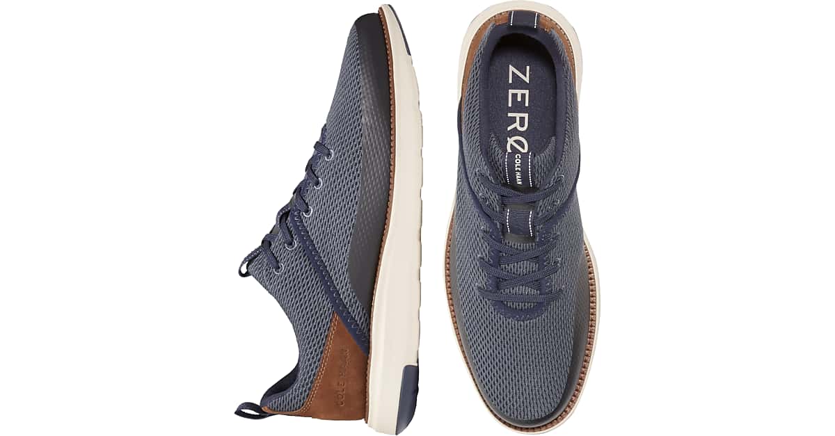 cole haan navy blue wedges