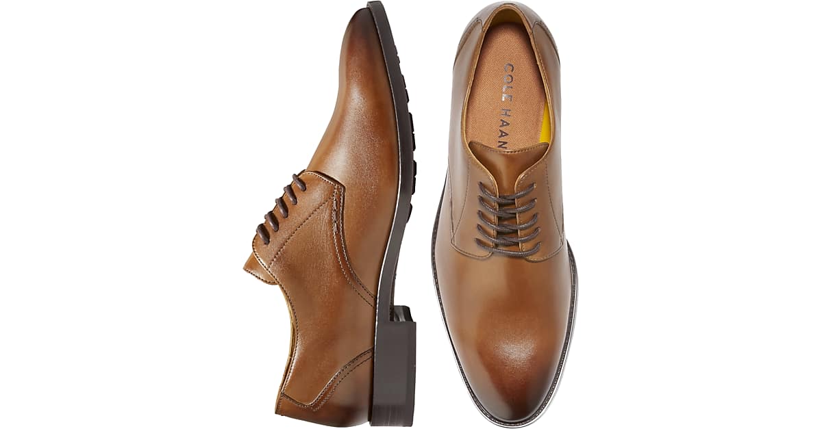Cole Haan Hawthorne Oxfords, Cognac - Men's Shoes | Men's Wearhouse