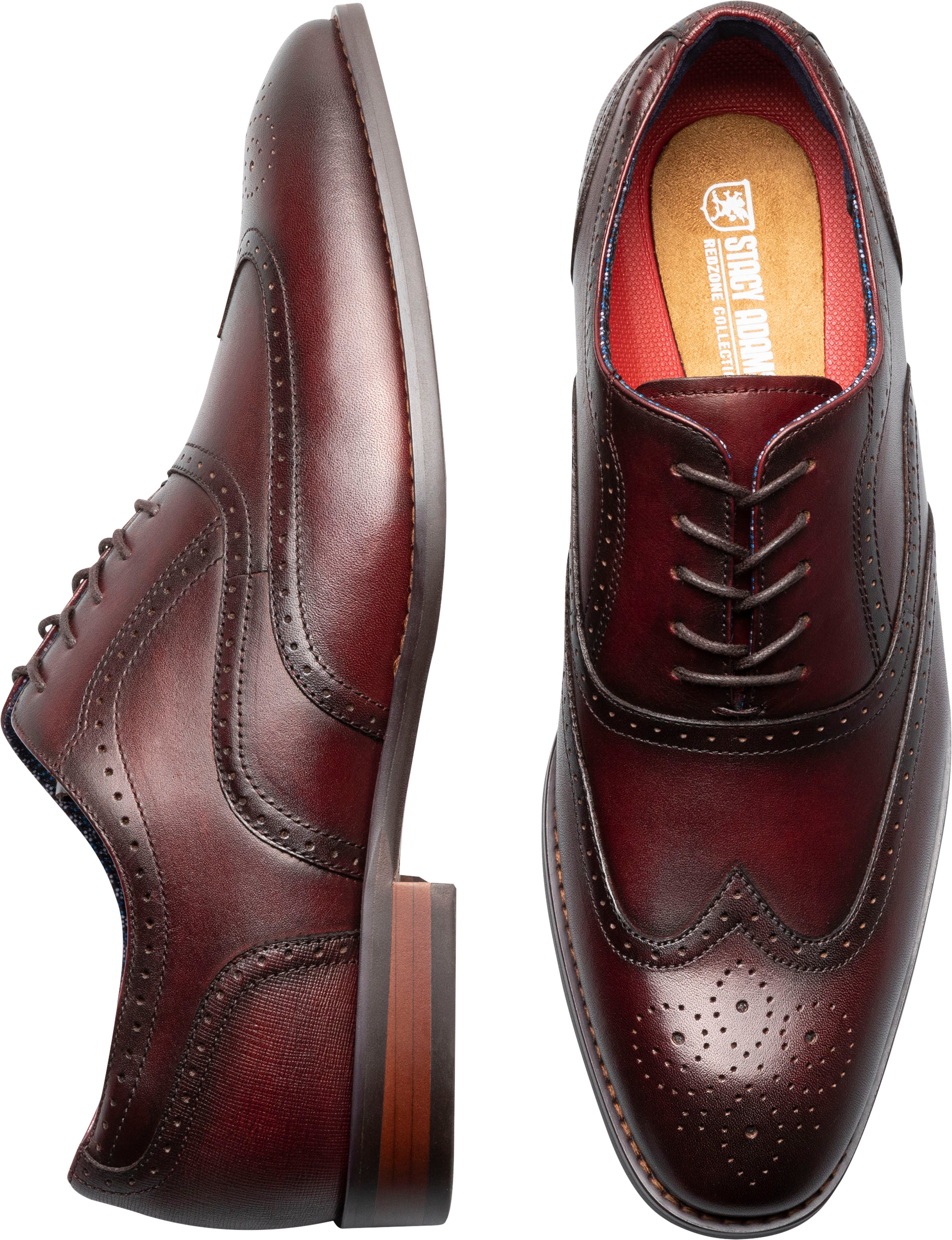 Stacy adams burgundy store shoes