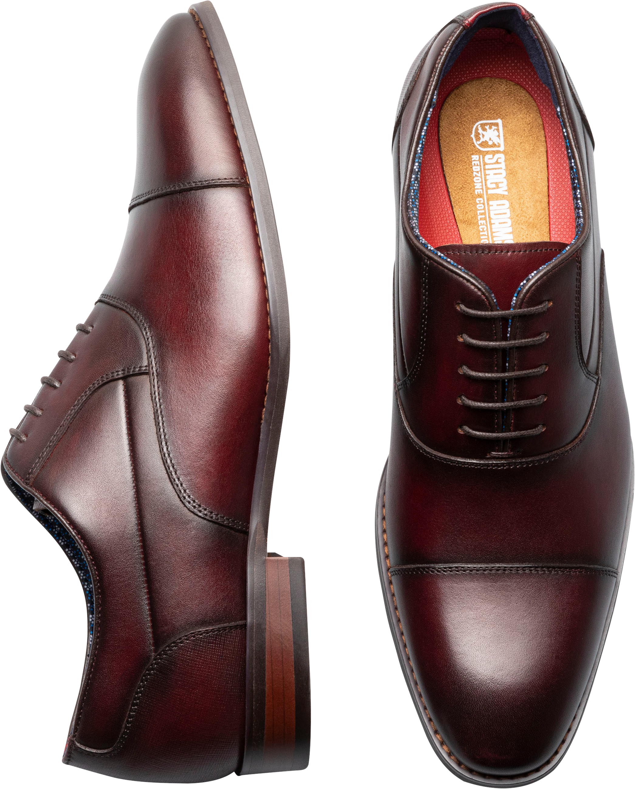 Stacy adams shoes sales burgundy