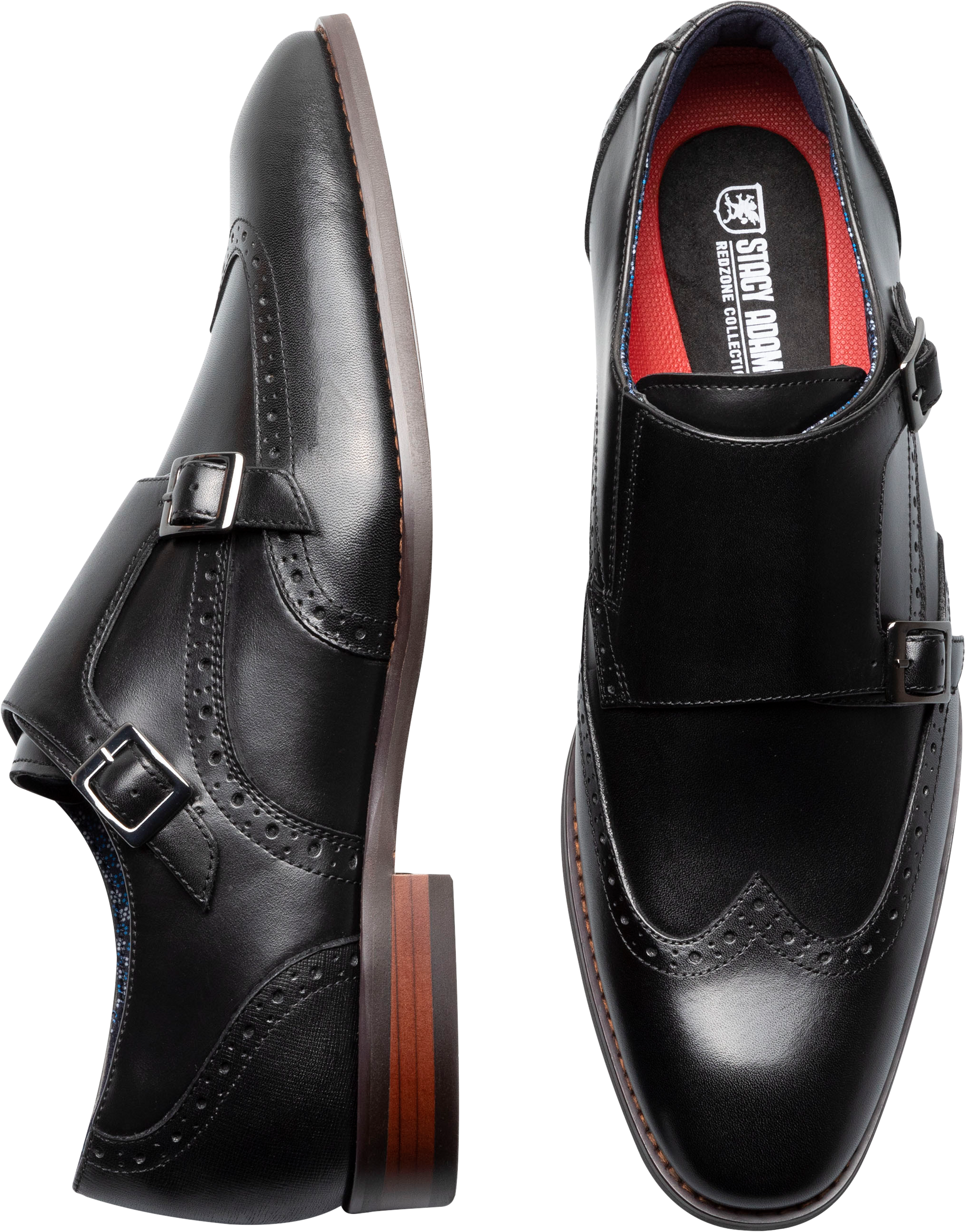 Stacy adams single store monk strap shoes