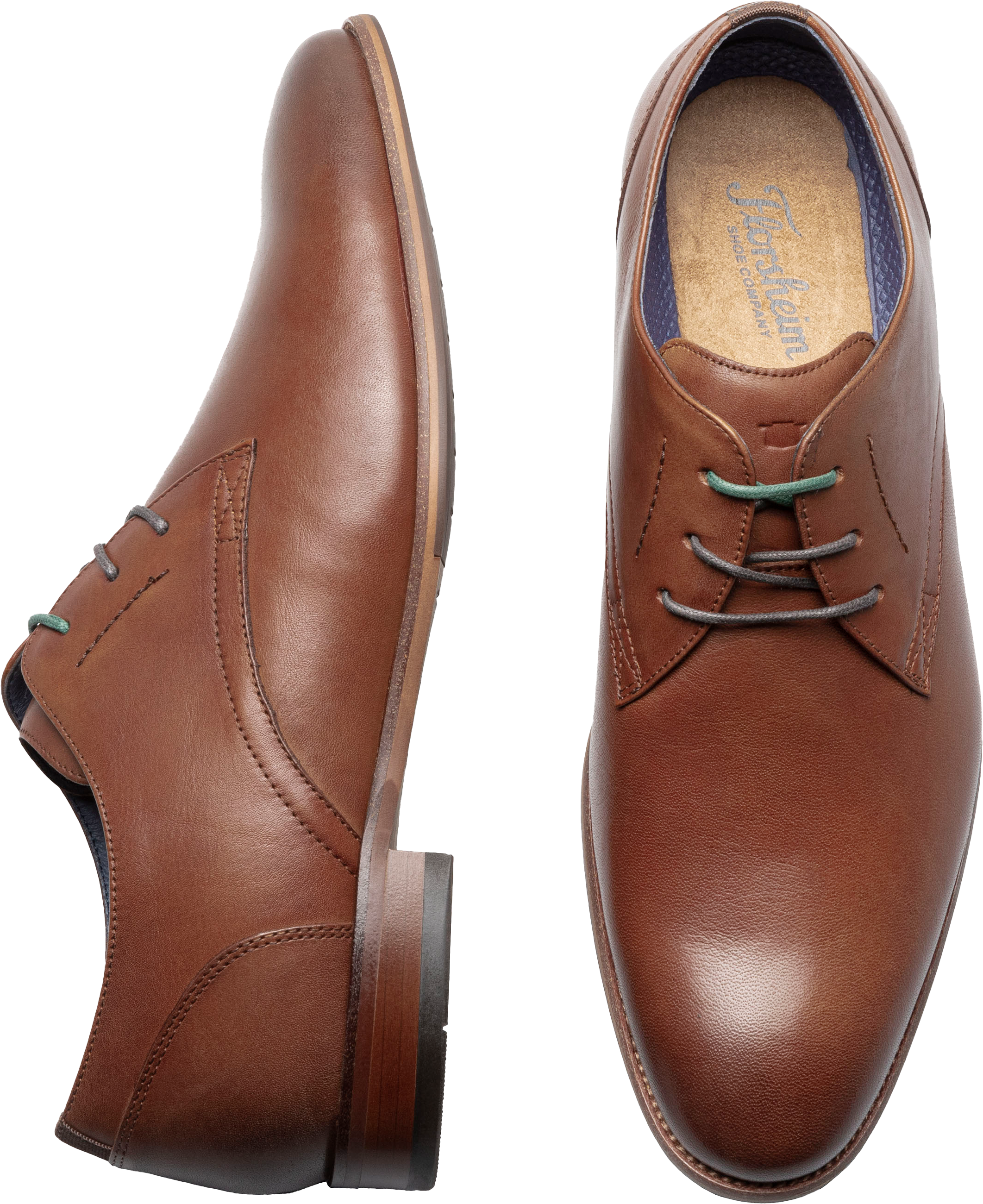 Florsheim Flex Plain Toe Oxfords, Cognac - Men's Shoes | Men's Wearhouse