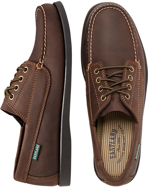 Eastland Falmouth Camp Moc Toe Oxfords, Brown - Men's Shoes | Men's ...