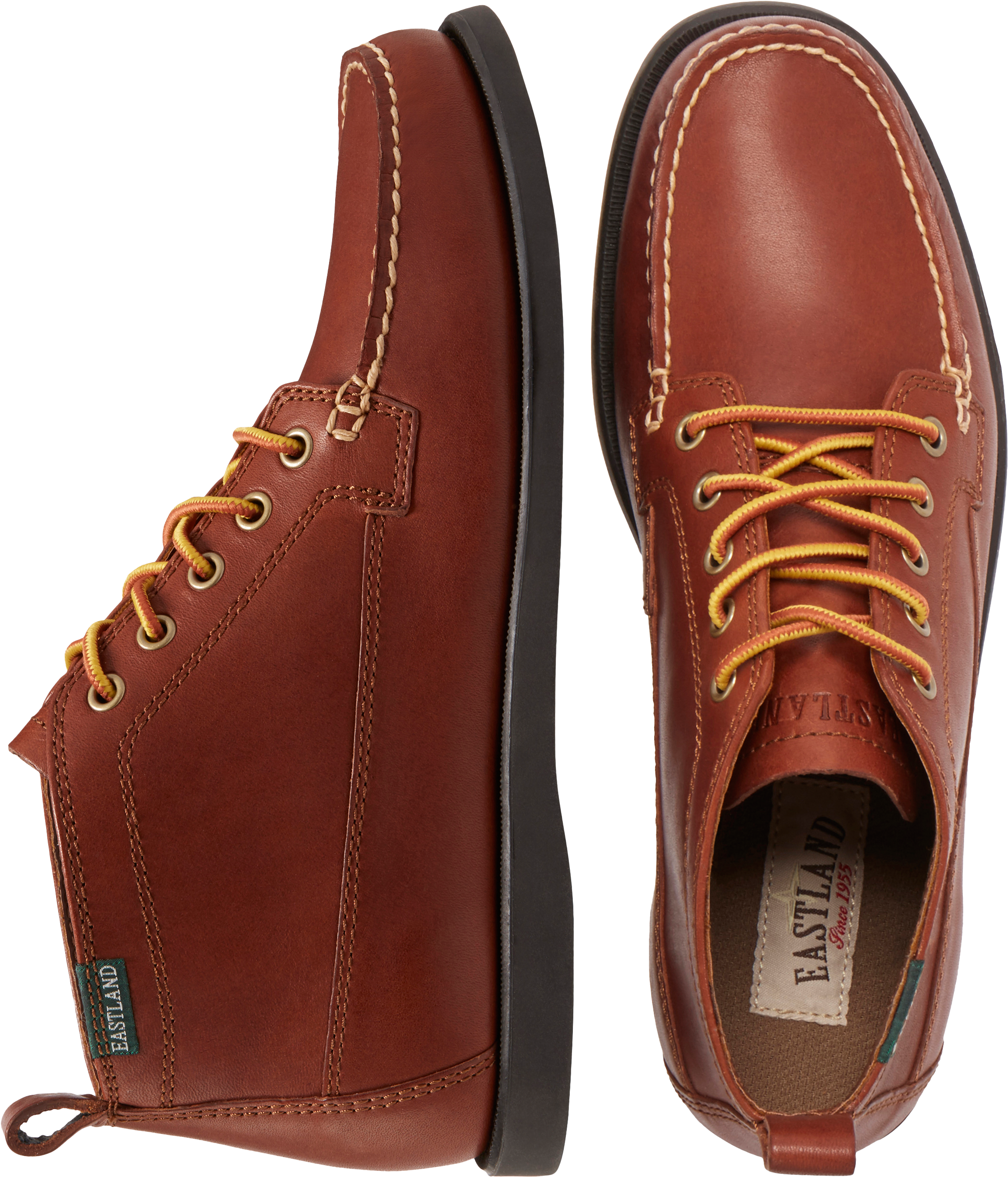 Eastland Seneca Camp Moc Toe Chukka Boots, Tan - Men's Shoes | Men's ...