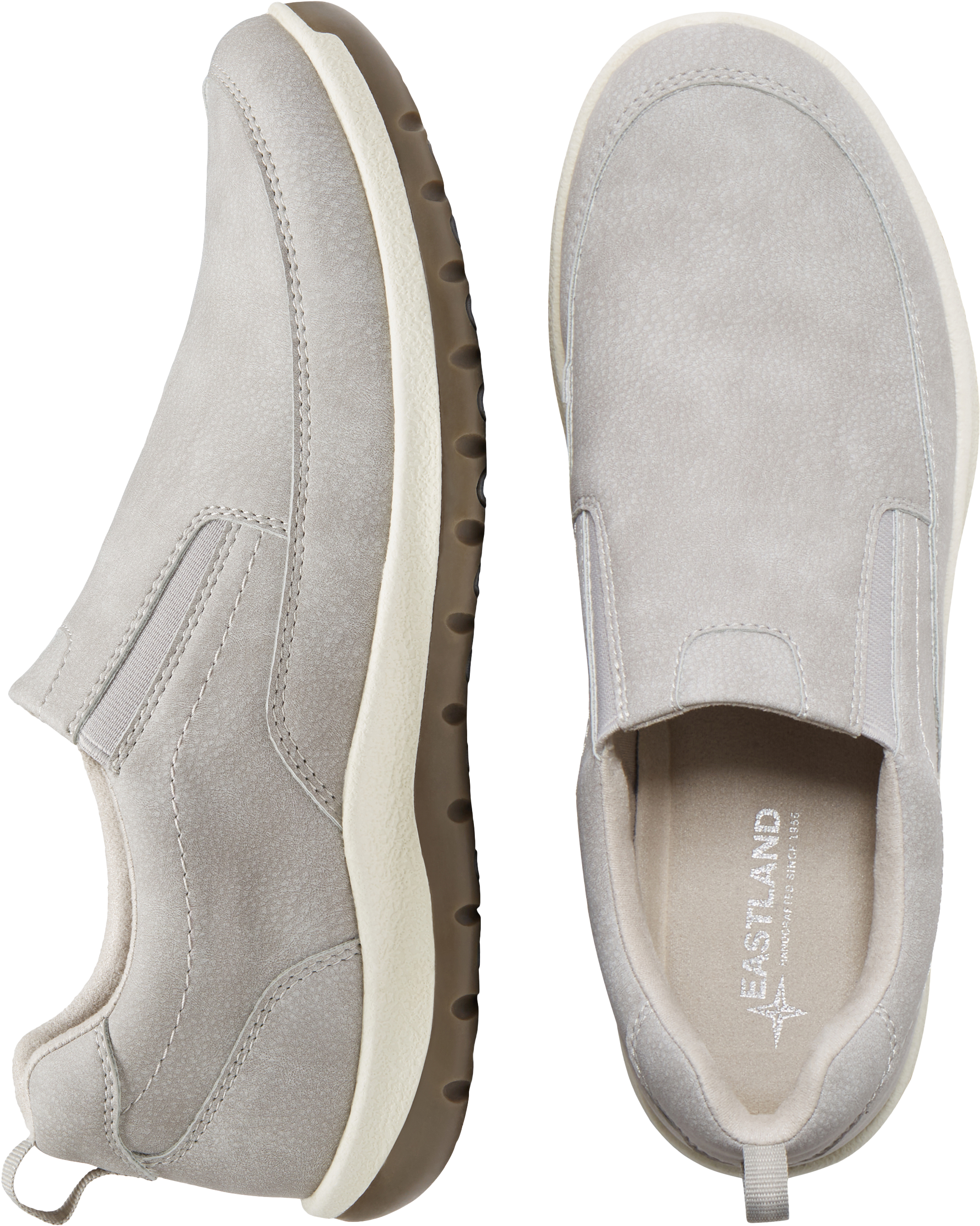 Eastland Spencer Twin Gore Slip Ons, Gray - Men's Shoes | Men's Wearhouse