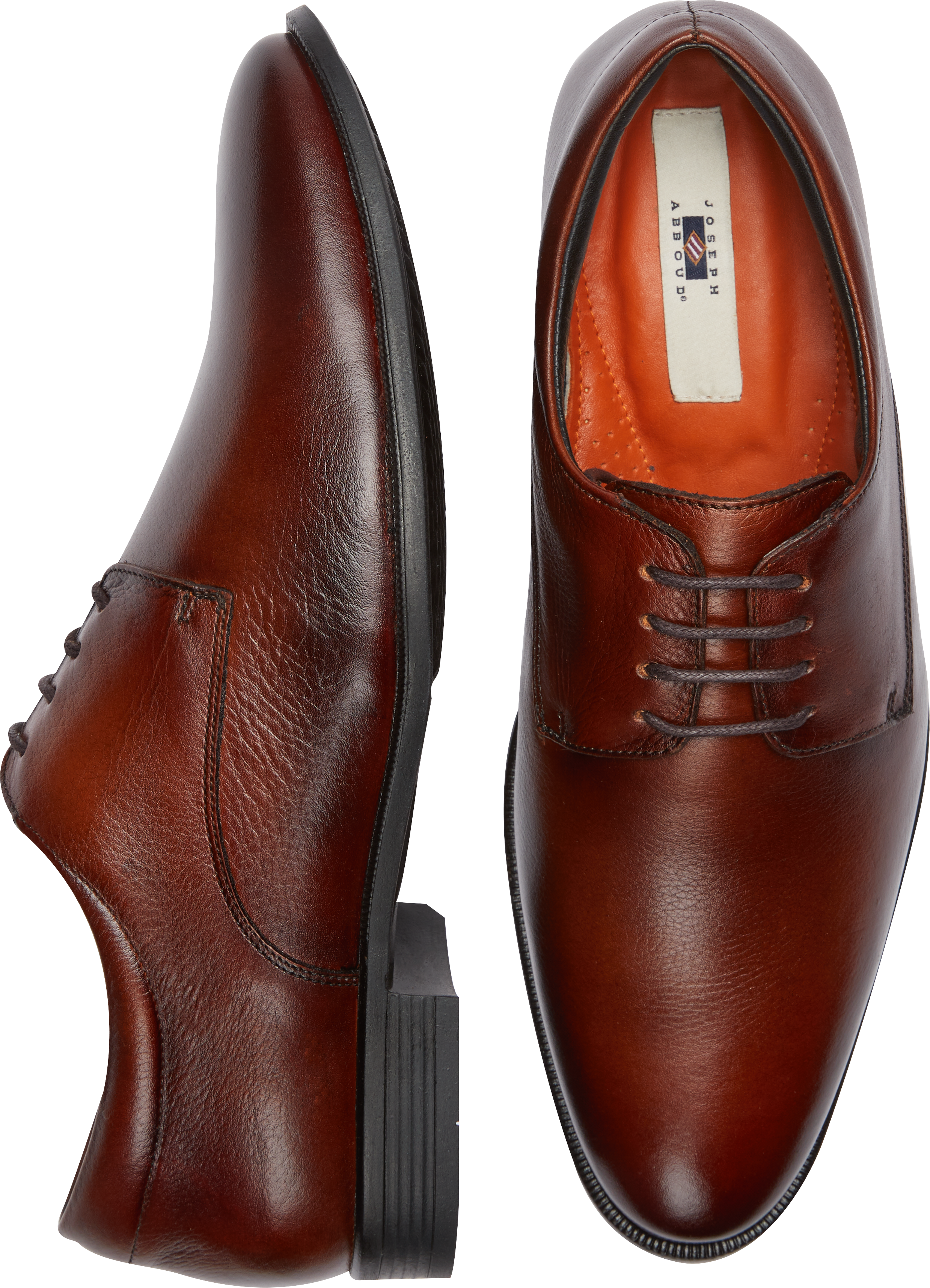 Joseph Abboud Bergamo Plain Toe Oxford, Cognac - Men's Shoes | Men's ...