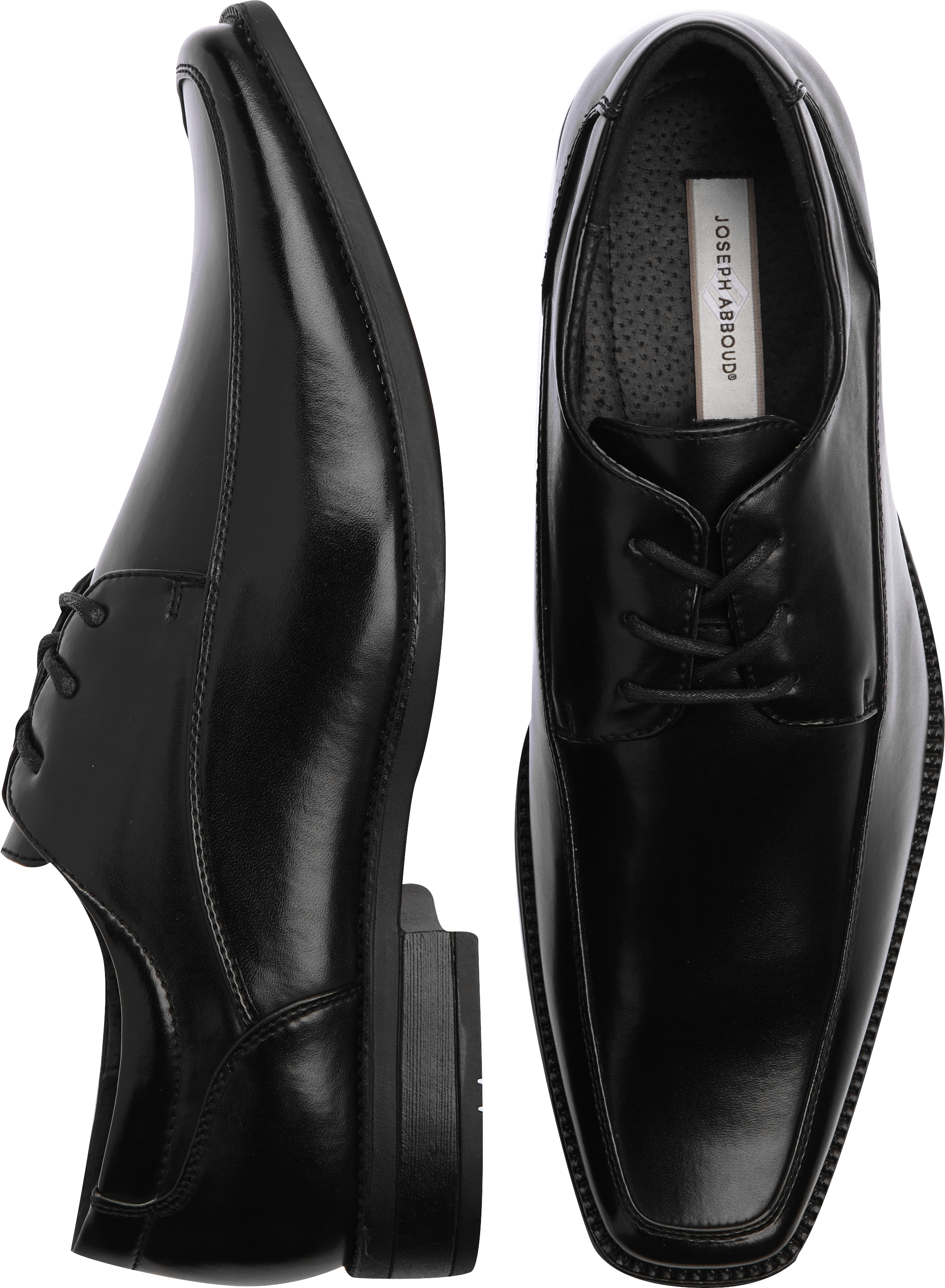 joseph abboud black wingtip lace up shoes