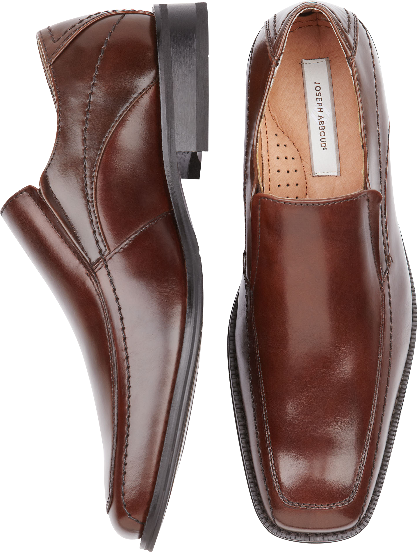 Joseph Abboud Brown Slip-On Shoes - Men 