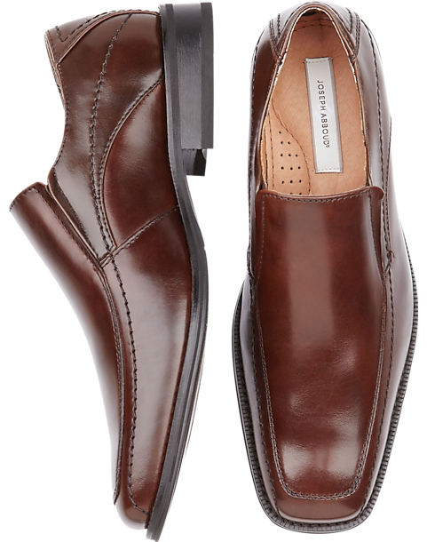 Joseph Abboud Brown Slip-On Shoes - Men's Shoes | Men's Wearhouse