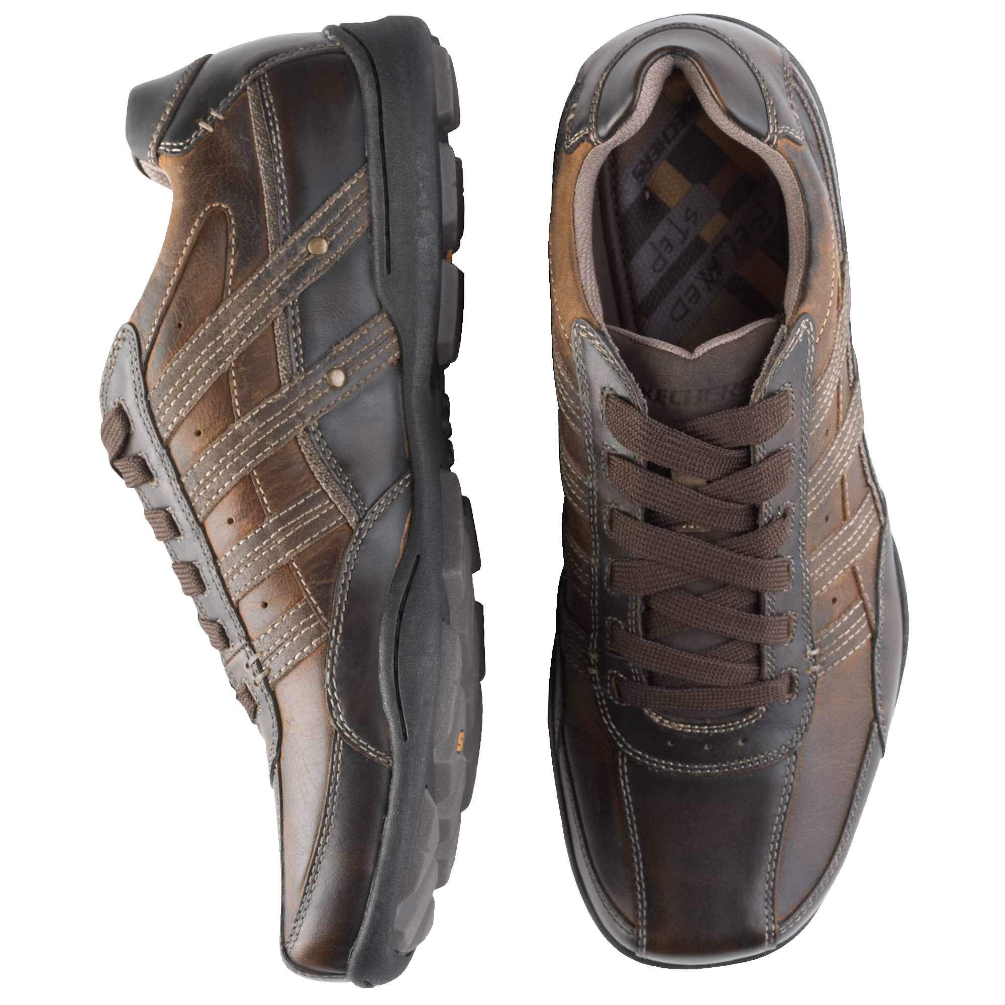 brown skechers tennis shoes