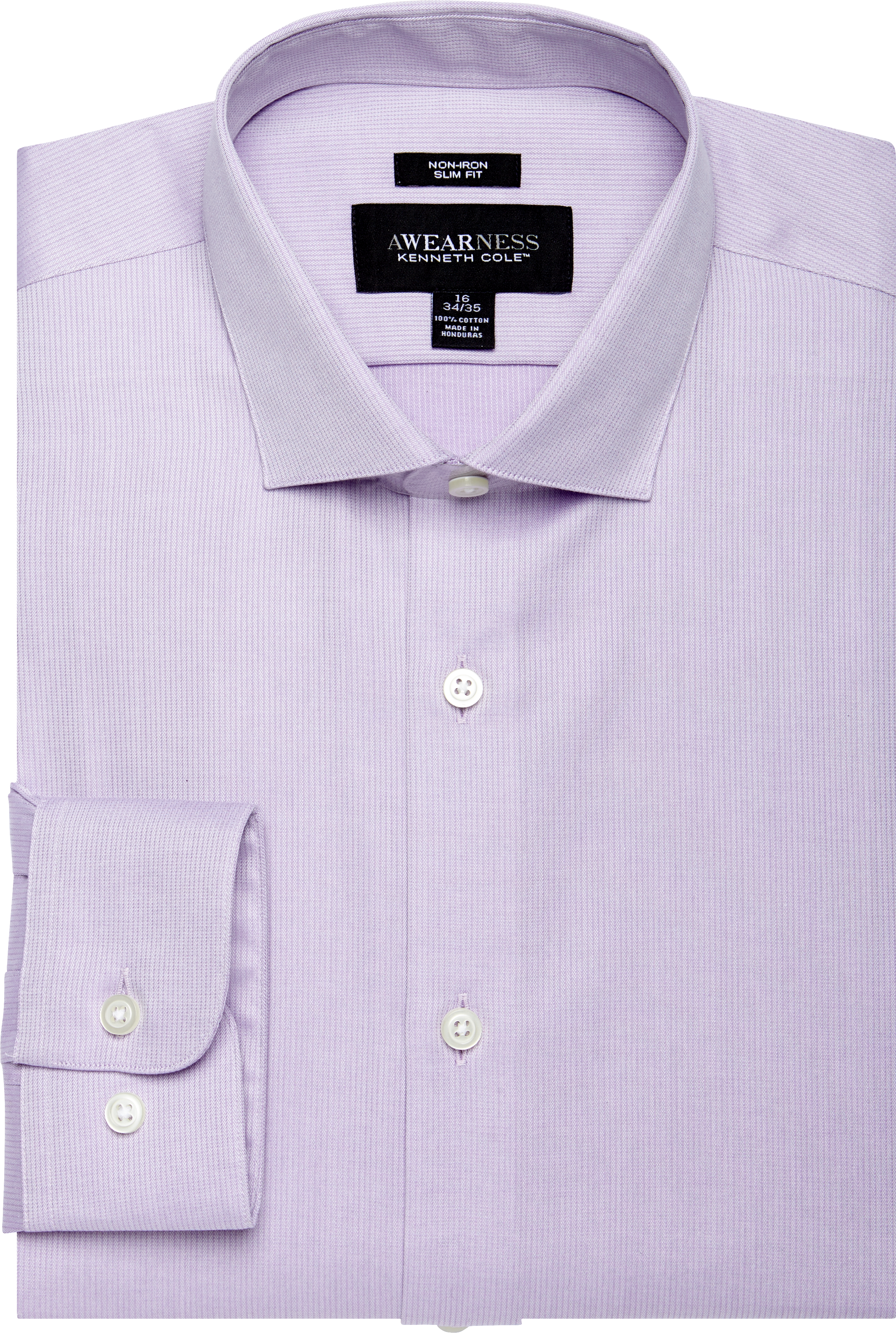 Awearness Kenneth Cole Lavender Slim Fit Dress Shirt - Men's Sale | Men ...