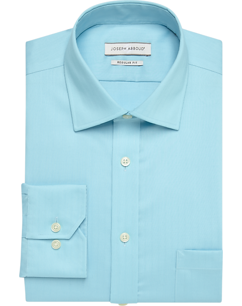 Joseph Abboud Aqua Blue Textured Weave Classic Fit Dress Shirt - Men'S Sale  | Men'S Wearhouse