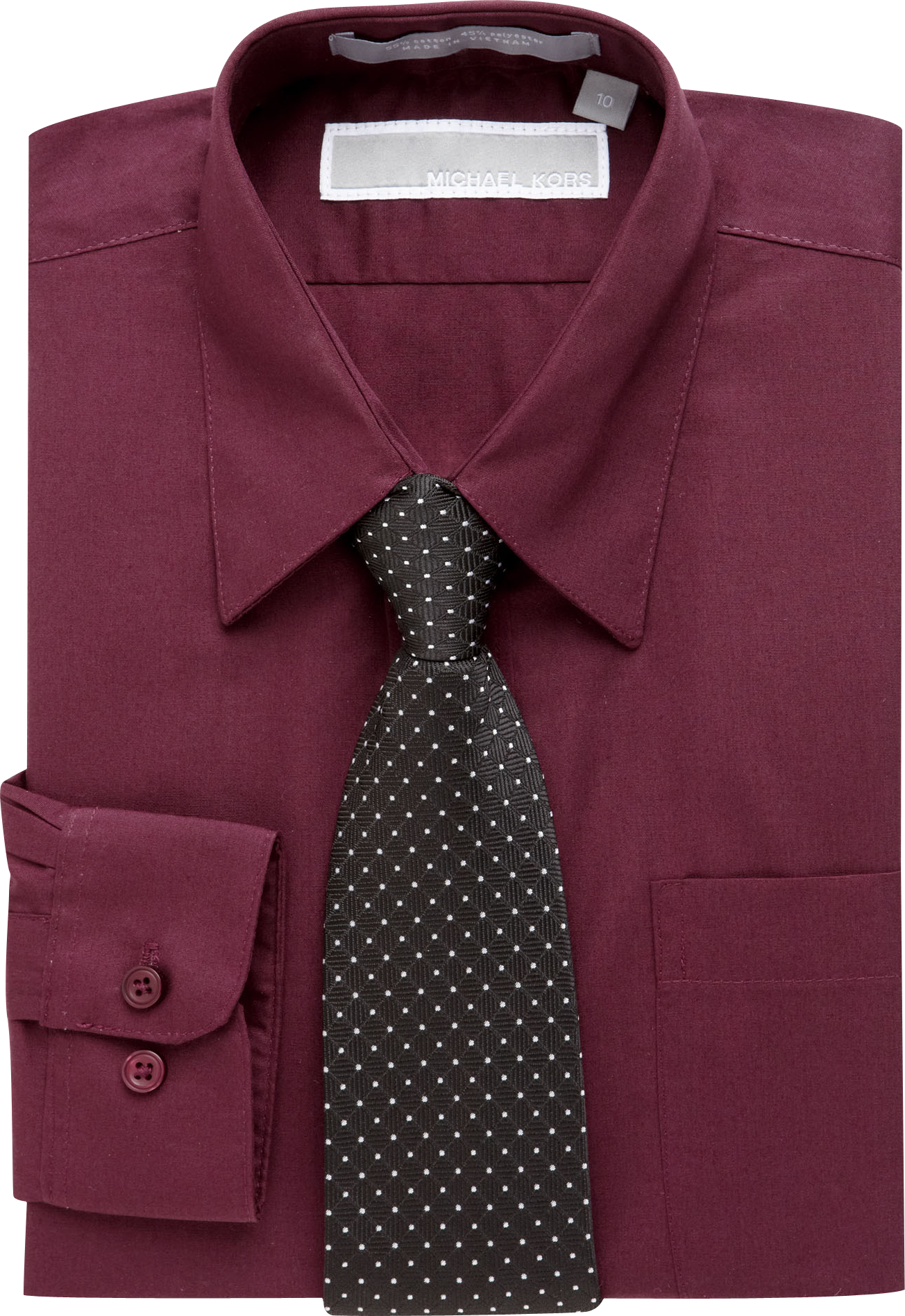 michael kors shirt and tie set