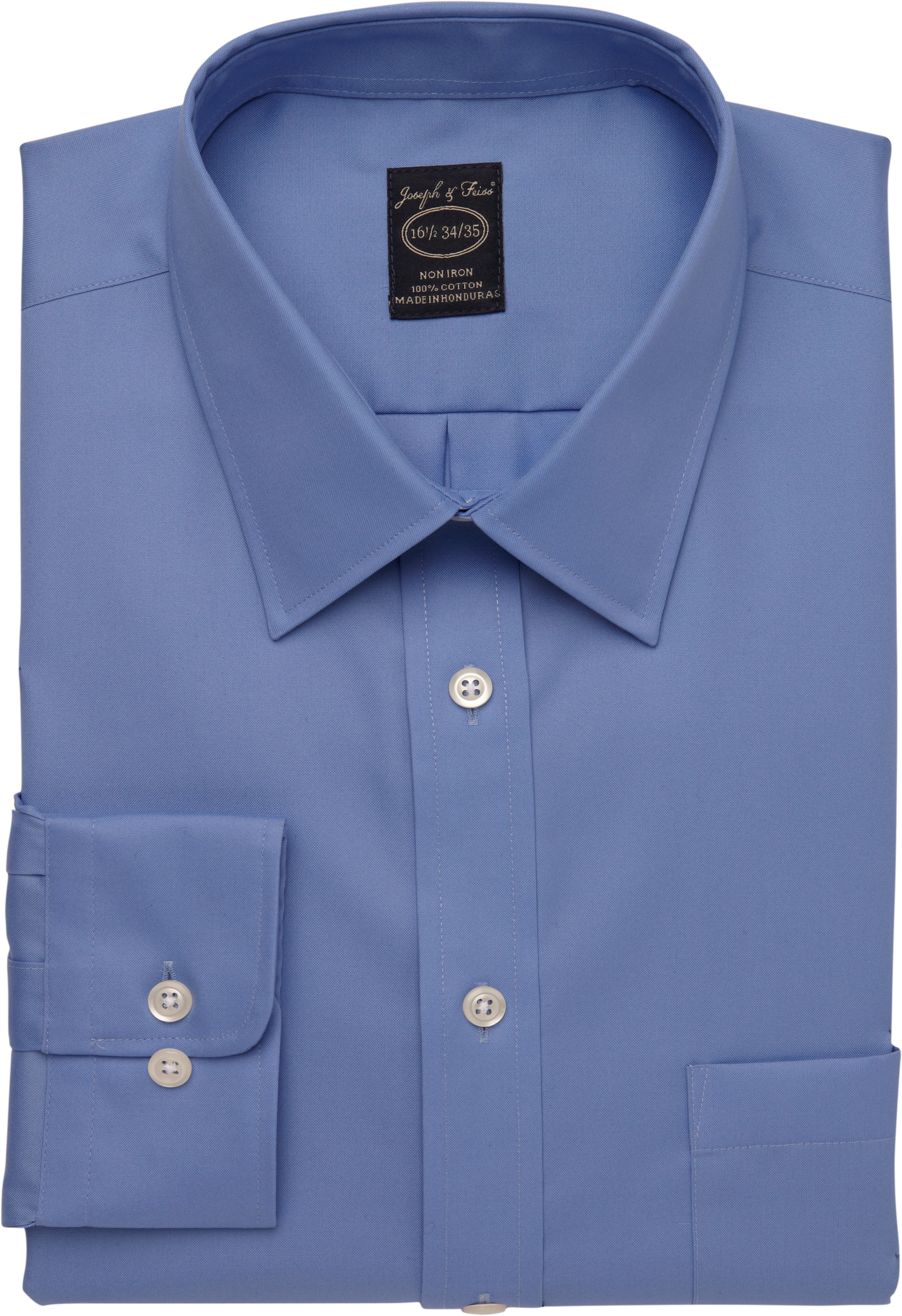 Joseph & Feiss Blue Non-Iron Dress Shirt - Men's Sale | Men's Wearhouse