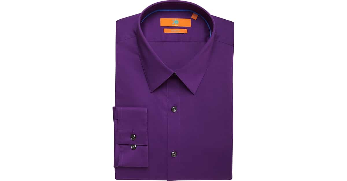 Egara Purple Slim Fit Dress Shirt - Men's Sale | Men's Wearhouse