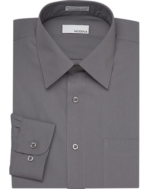 Modena Charcoal Slim Fit Dress Shirt - Men's Sale | Men's Wearhouse