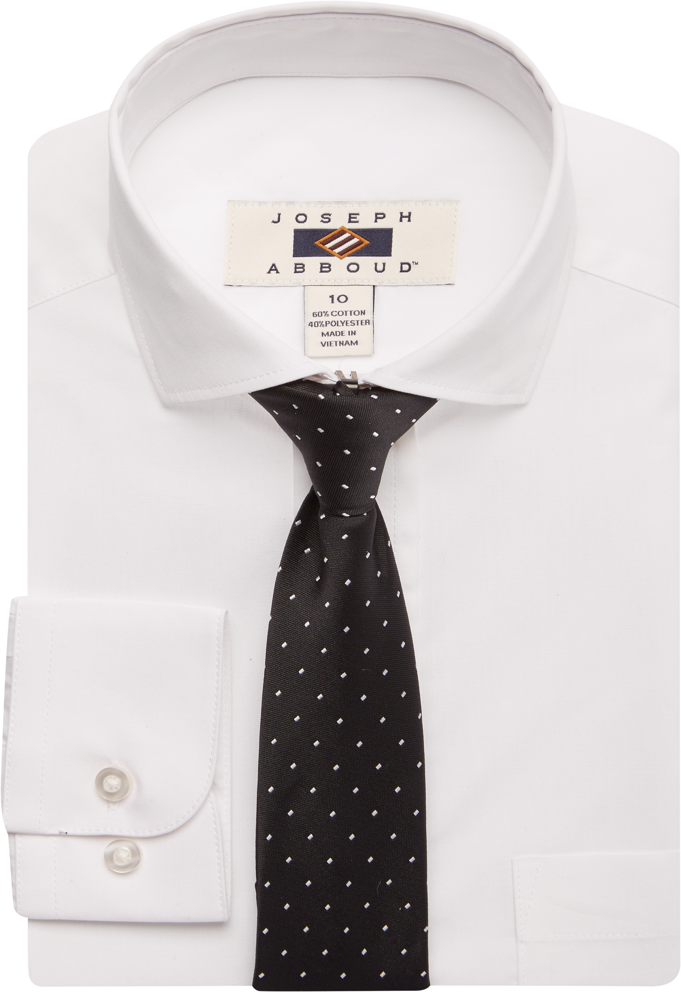 white tie dress shirt