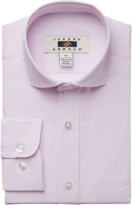 mens pink striped dress shirt