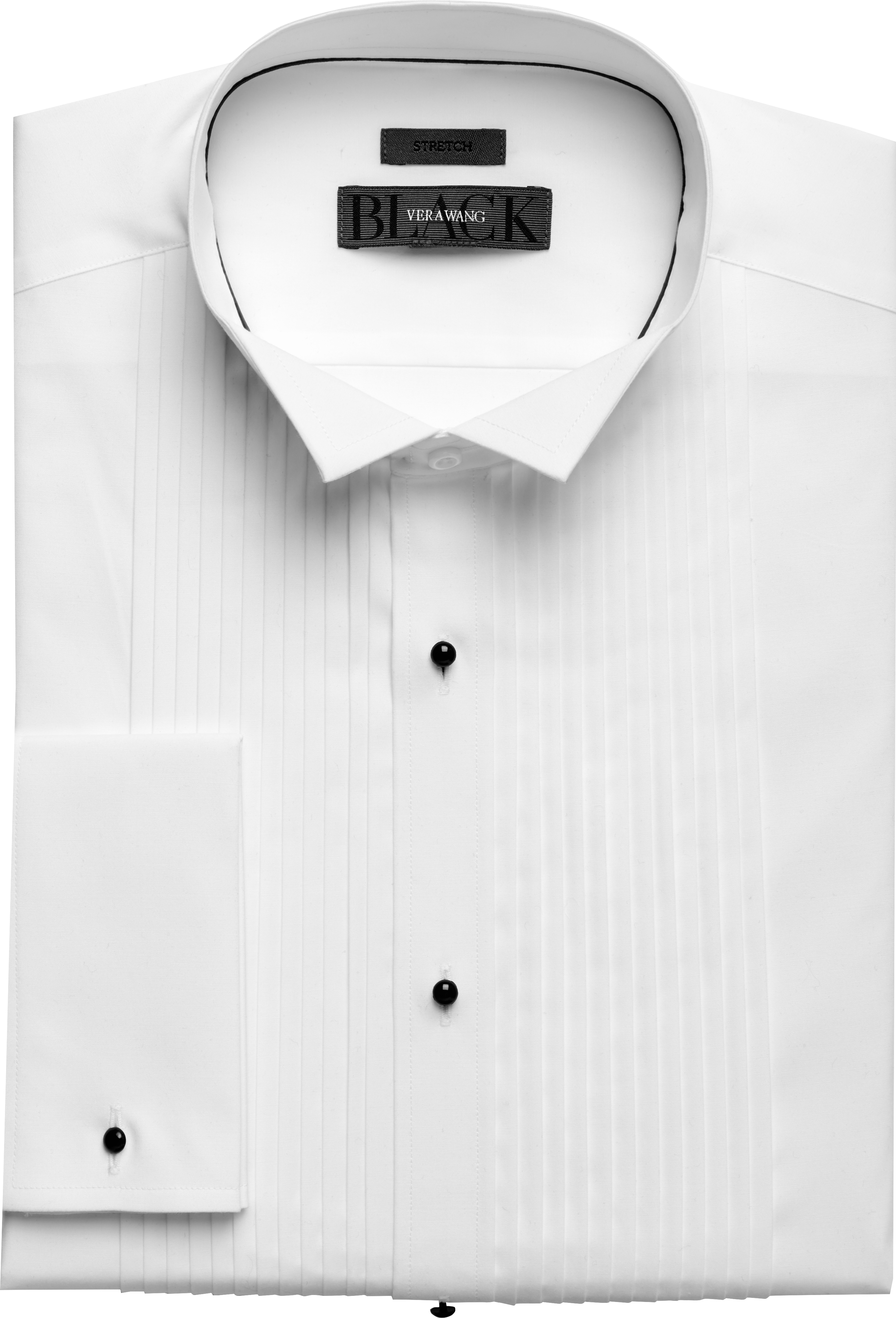 black and white formal shirt