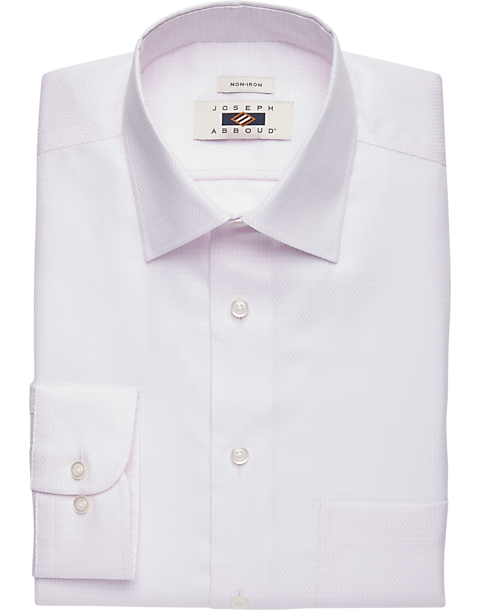 Joseph Abboud Pink Houndstooth Dress Shirt - Men's Sale | Men's Wearhouse