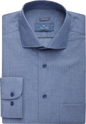Joseph Abboud Indigo Blue Dress Shirt, Pale Denim - Men's Sale | Men's ...