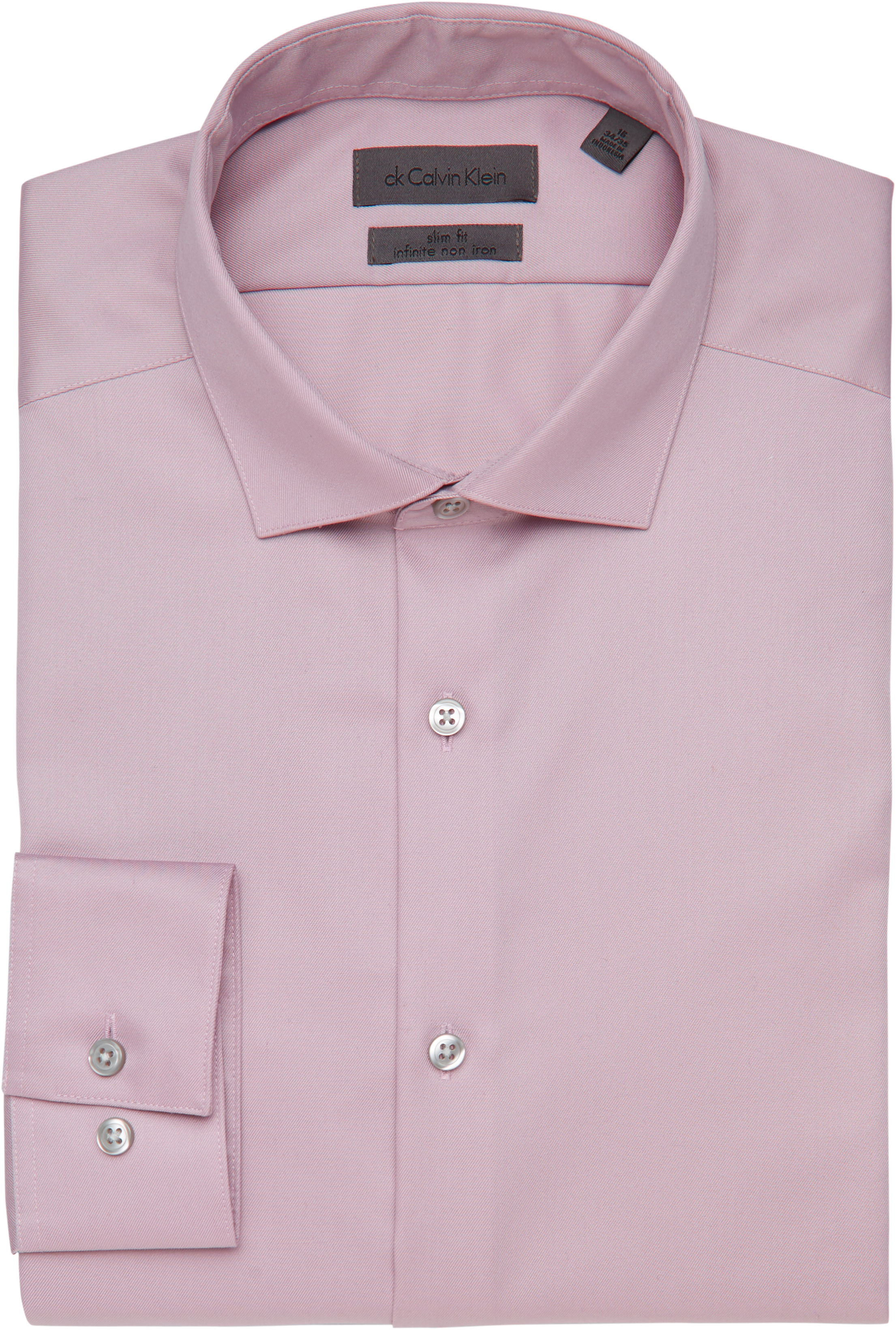 Calvin Klein Infinite Non-Iron English Rose Slim Fit Dress Shirt - Men ...