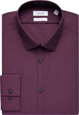 calvin klein purple dress shirt