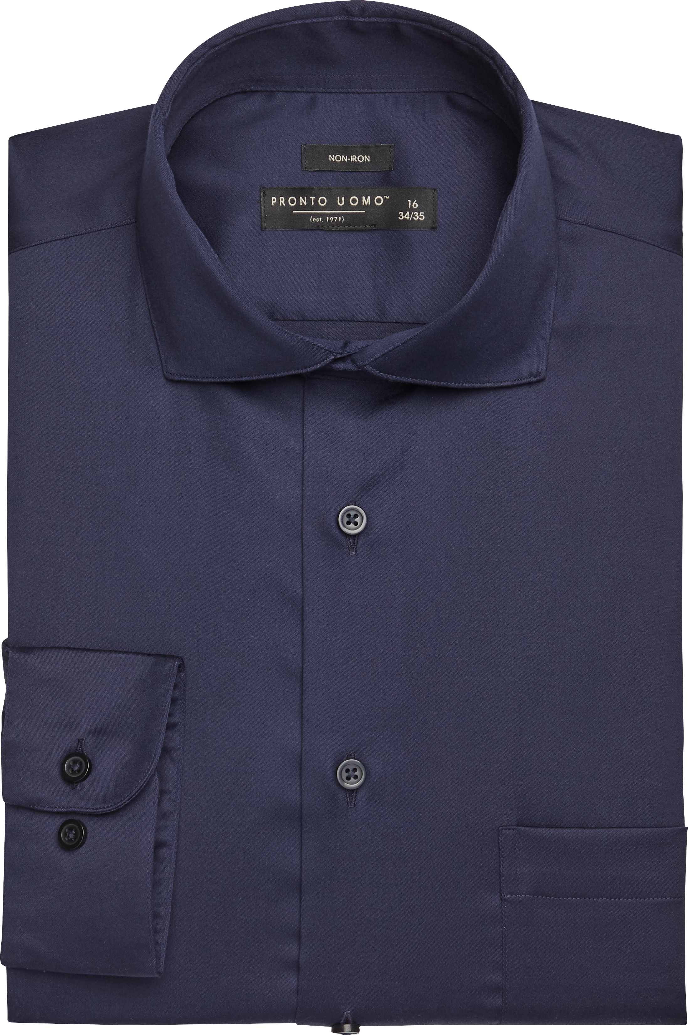 Pronto Uomo Navy Dress Shirt - Men's Sale | Men's Wearhouse