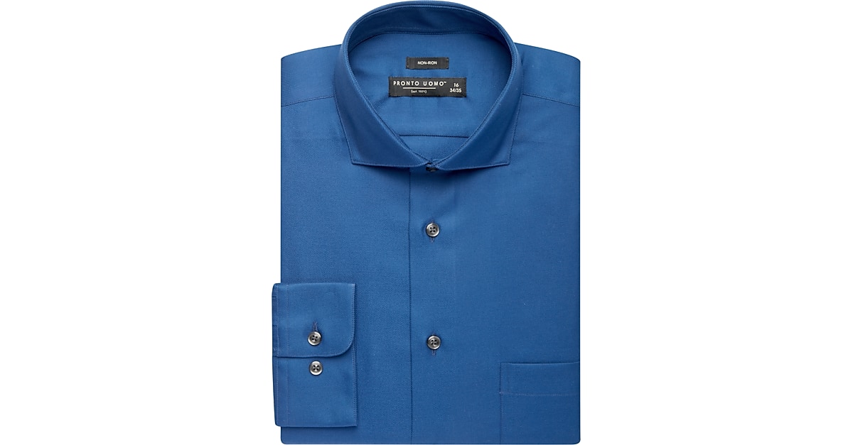 Pronto Uomo French Blue Dress Shirt - Men's Sale | Men's Wearhouse