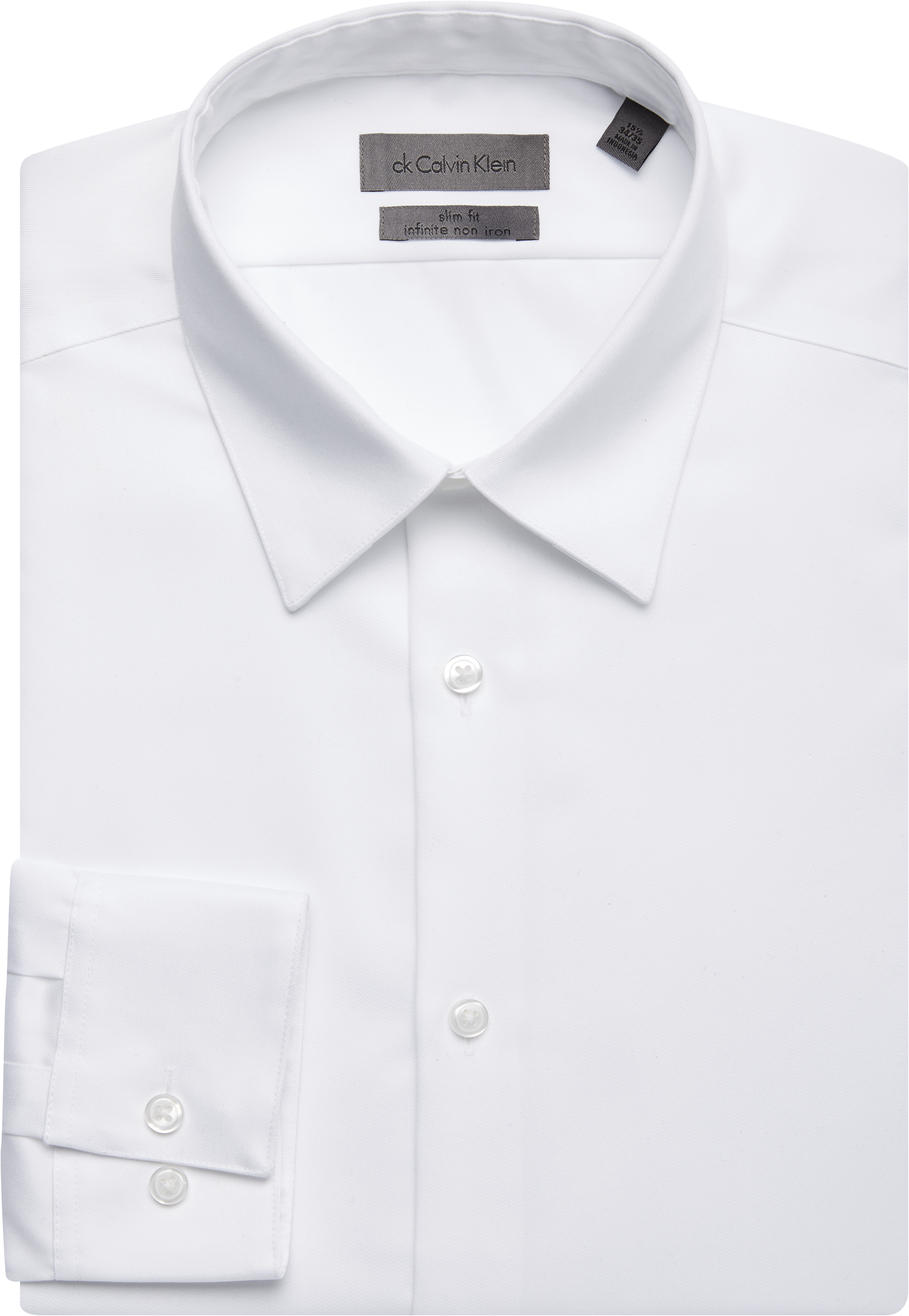 calvin klein infinite white dress shirt