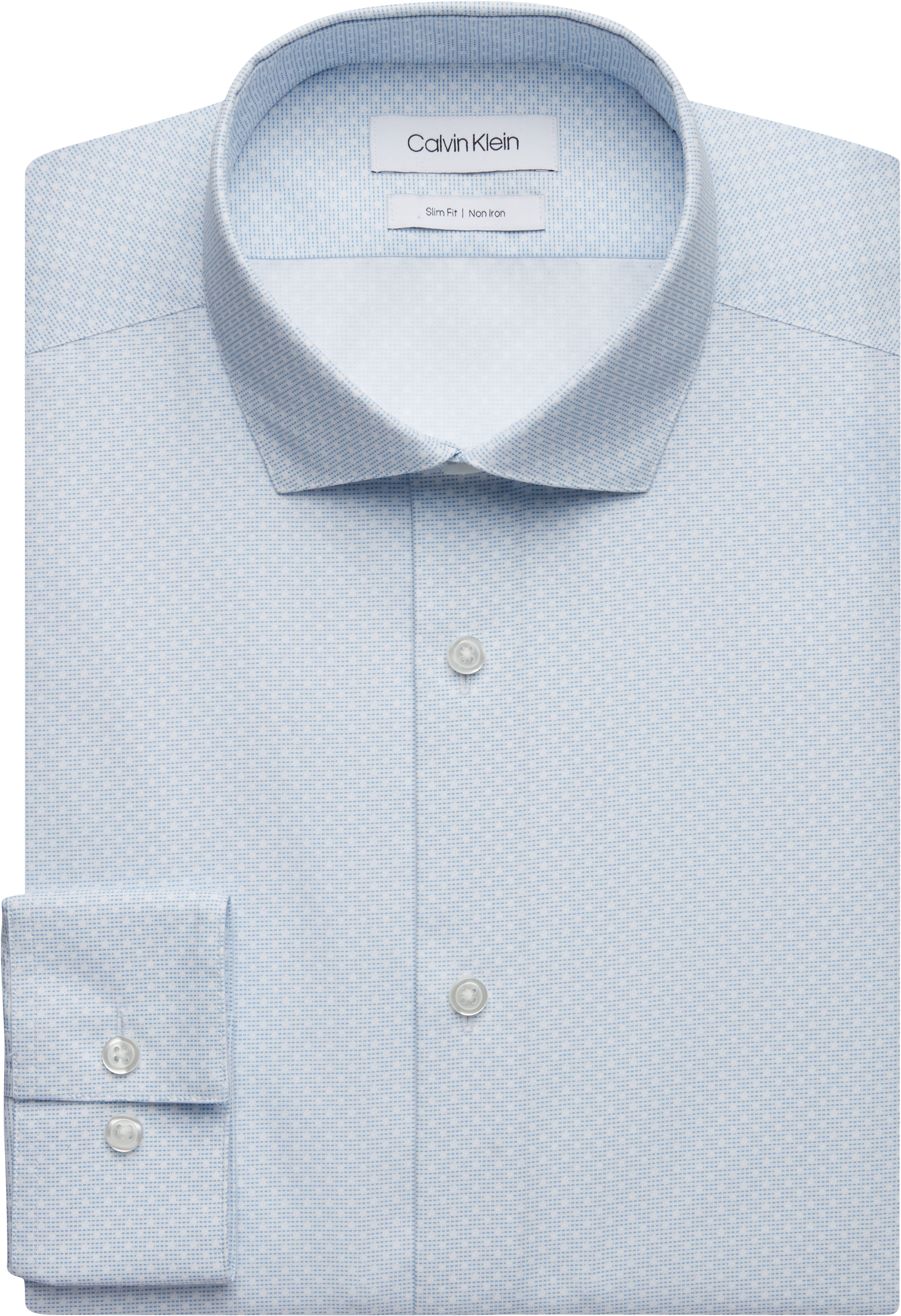 white dotted dress shirt