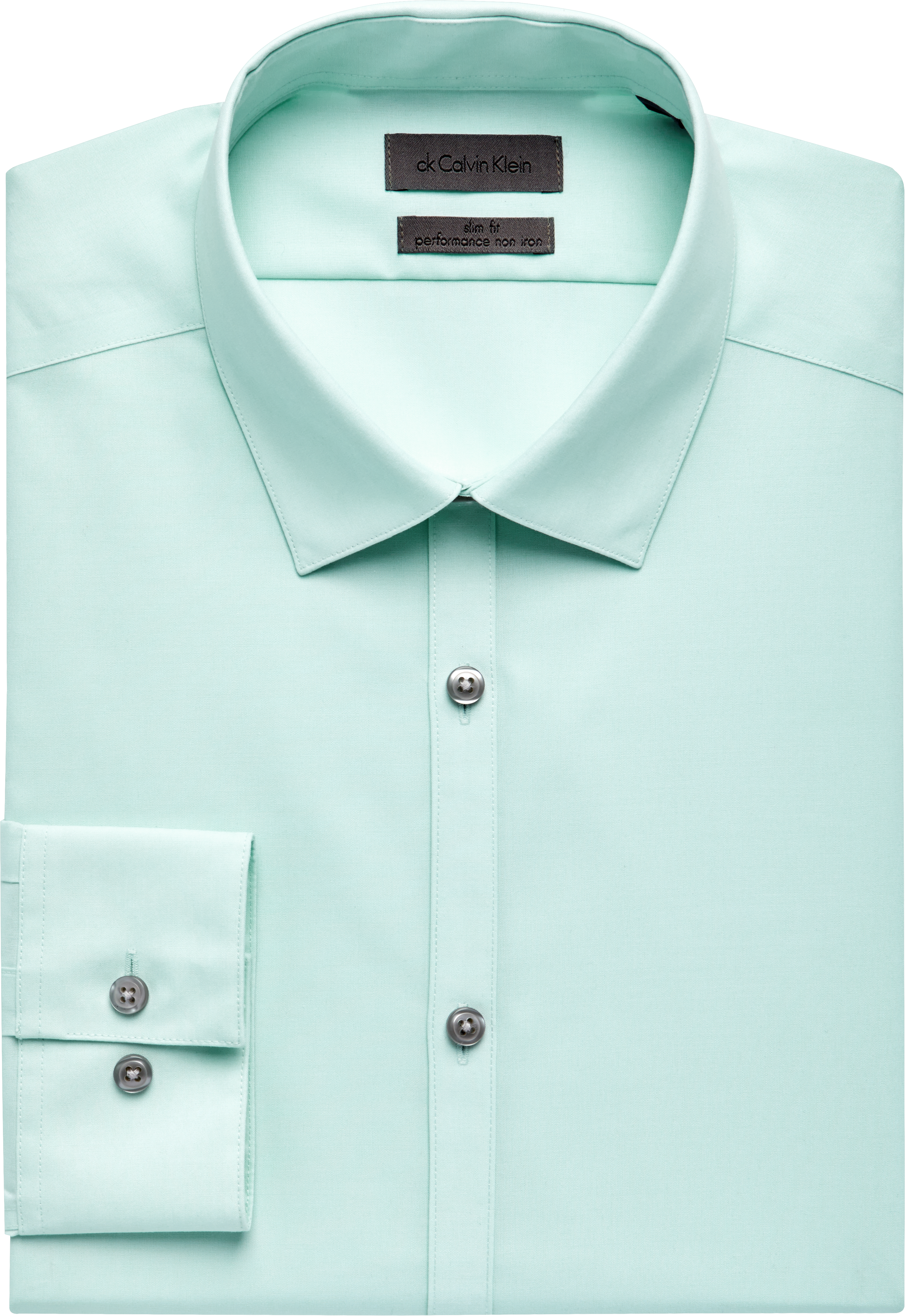 green slim fit dress shirt
