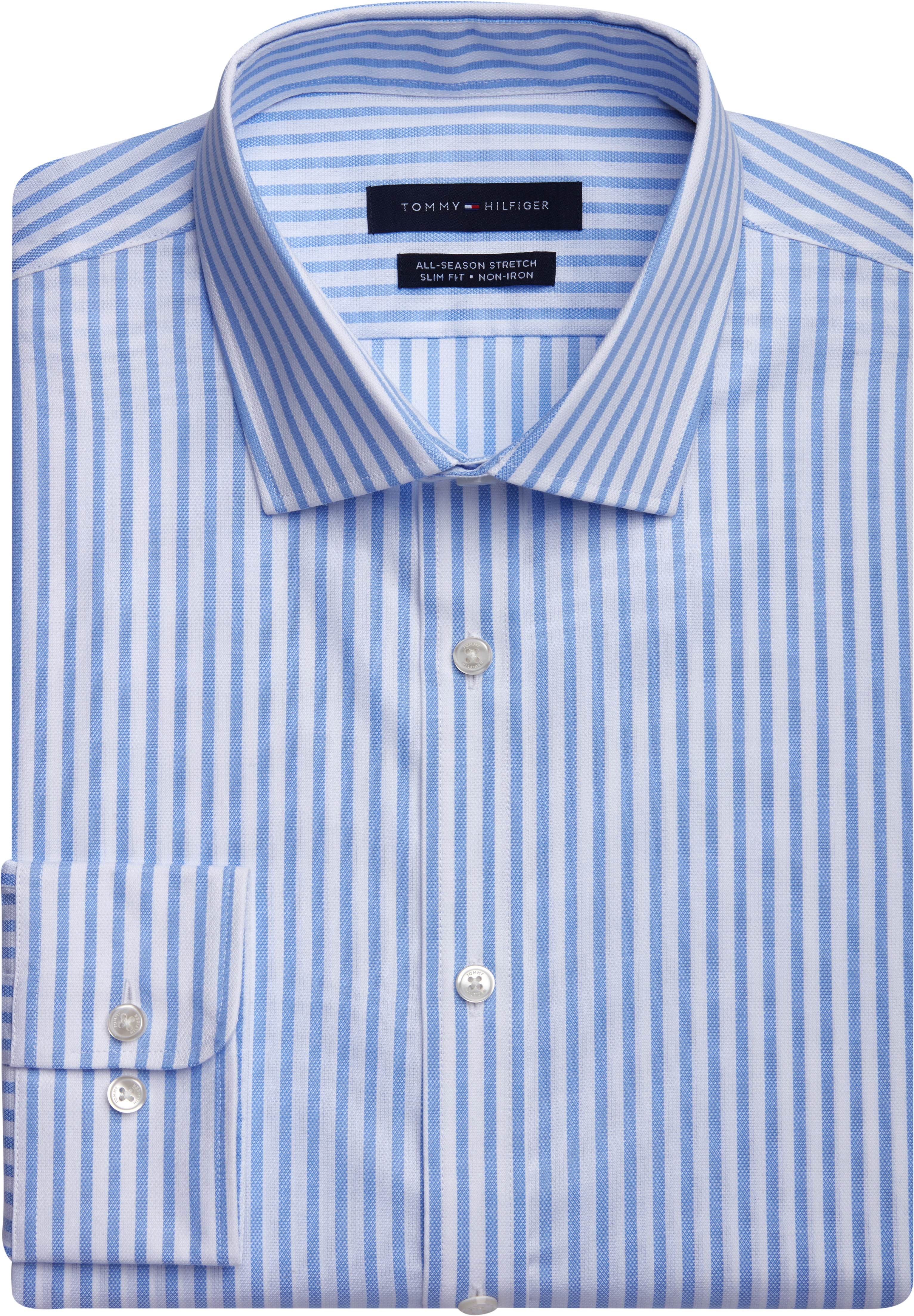 tommy hilfiger blue shirt white collar