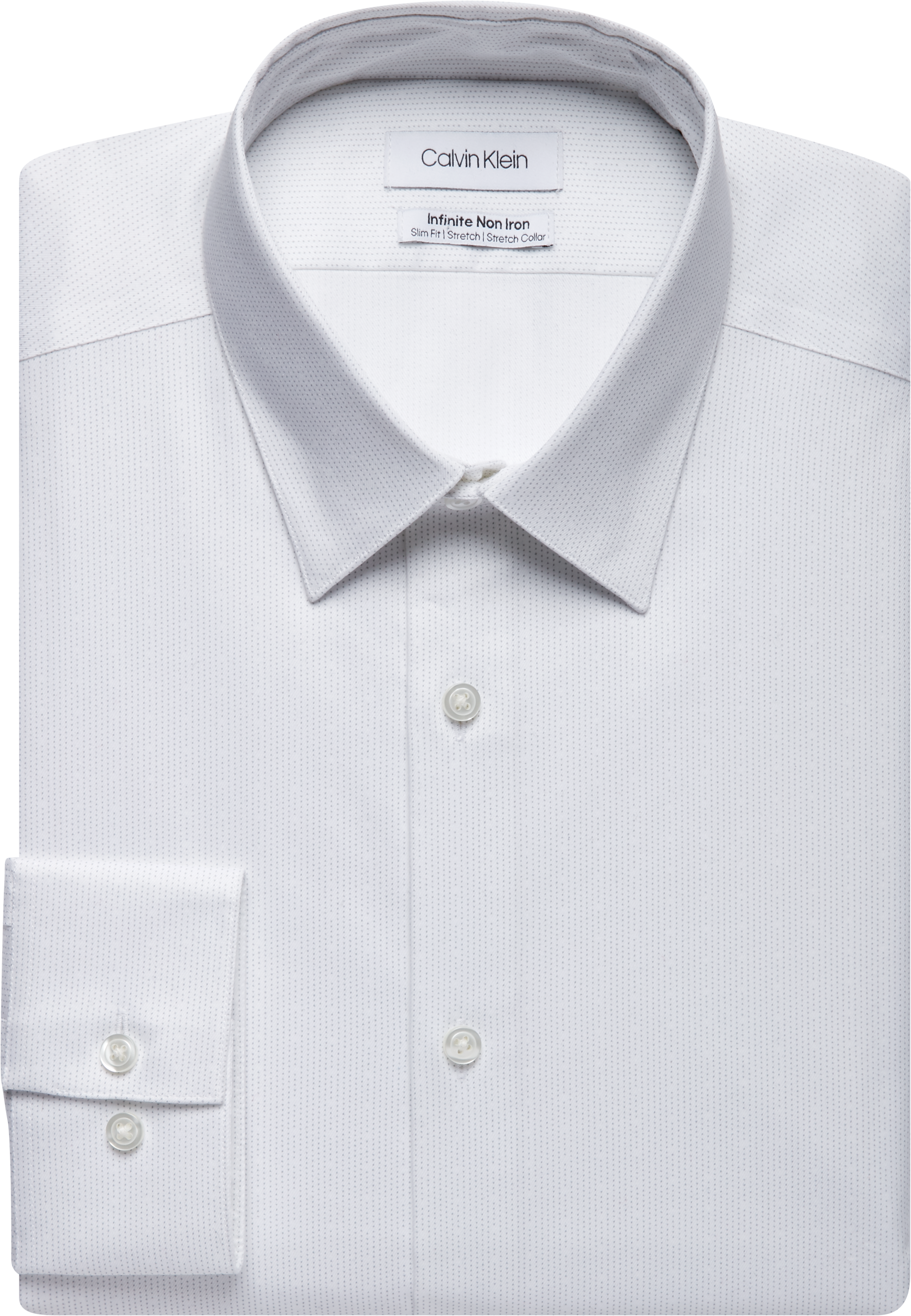 calvin klein non iron slim fit dress shirt