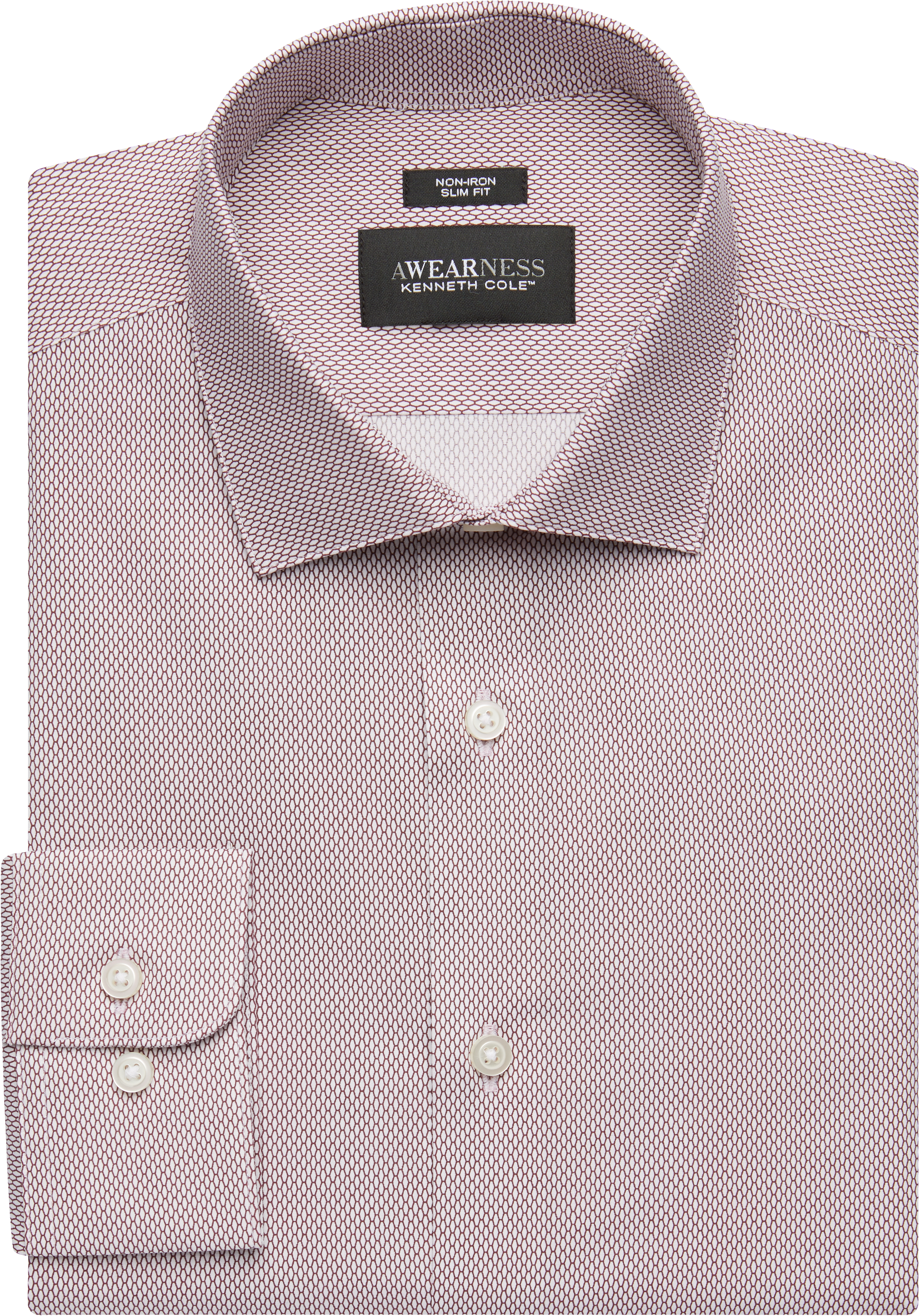 mens burgundy dress shirt slim fit