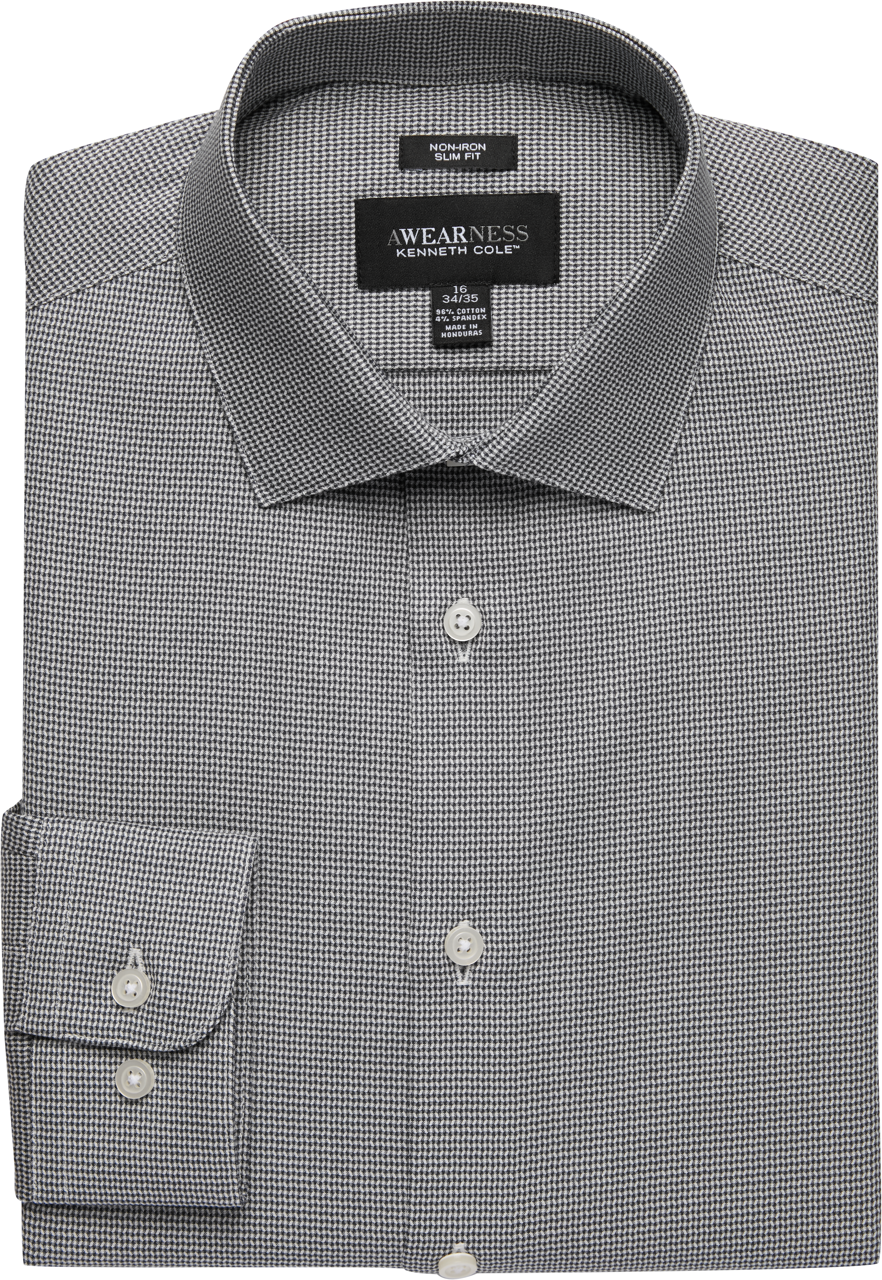 Awearness Kenneth Cole Blue Woven Slim Fit Dress Shirt - Men's Sale ...