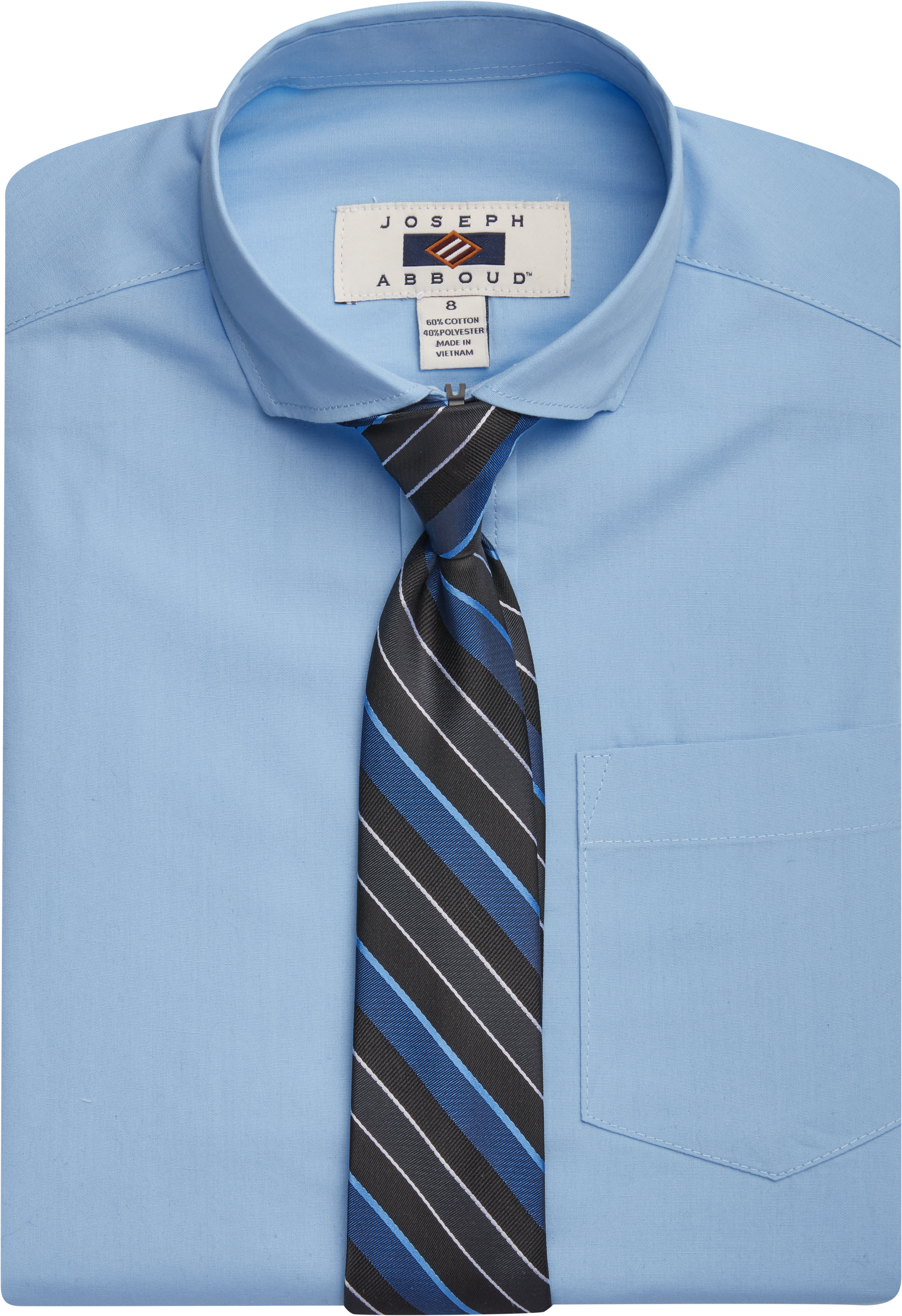 dress shirt with tie for men